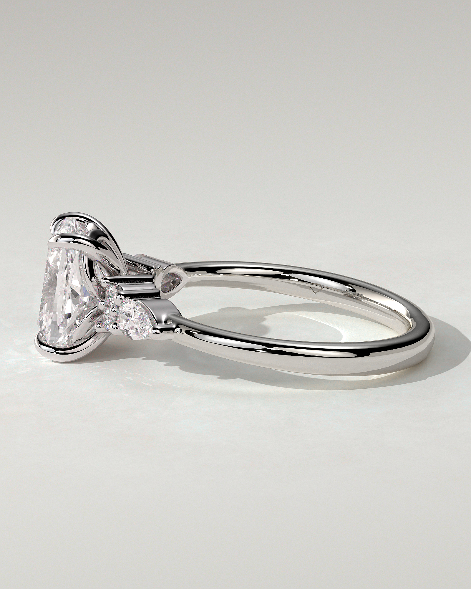 Sadie Trilogy Cushion Ring