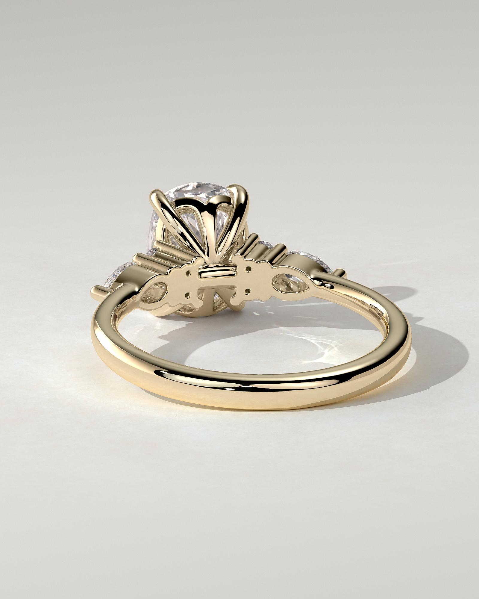 Sadie Trilogy Cushion Ring