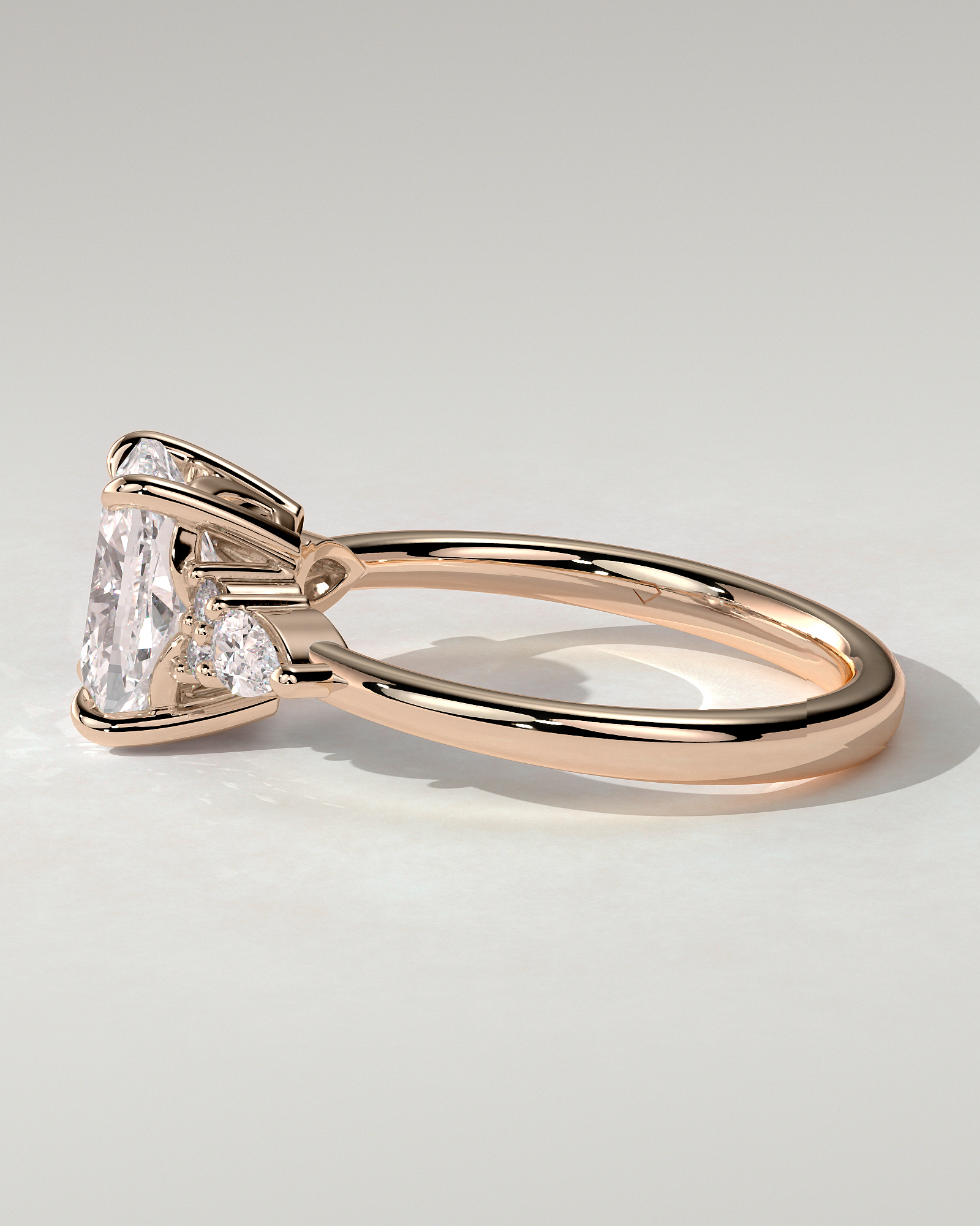 Sadie Trilogy Cushion Ring
