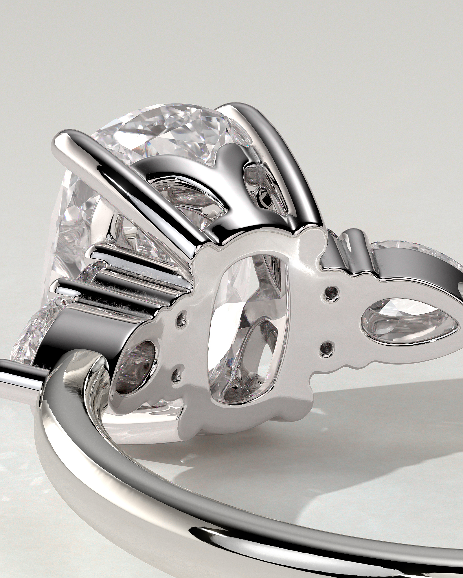 Sadie Trilogy Cushion Ring
