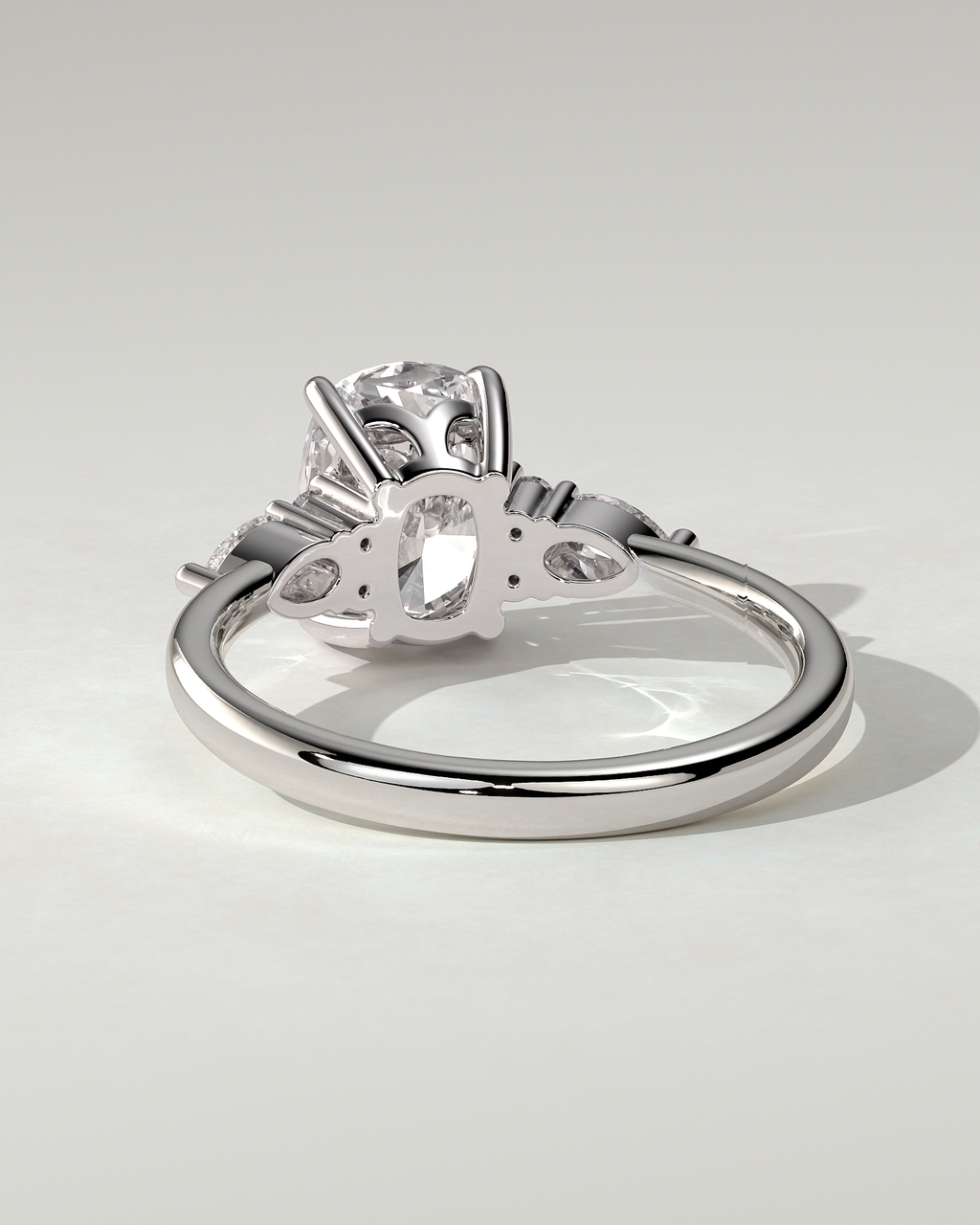 Sadie Trilogy Cushion Ring