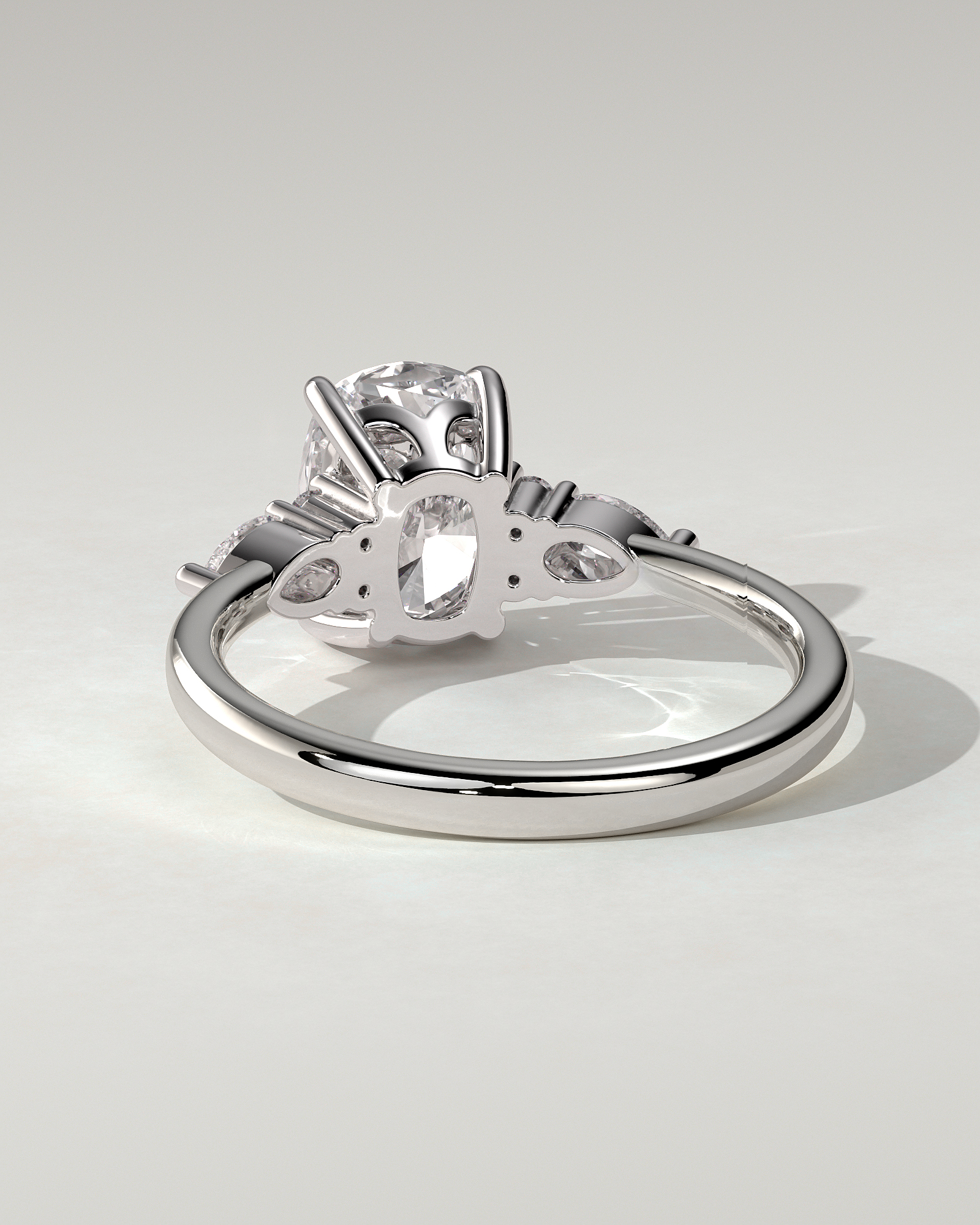 Sadie Trilogy Cushion Ring