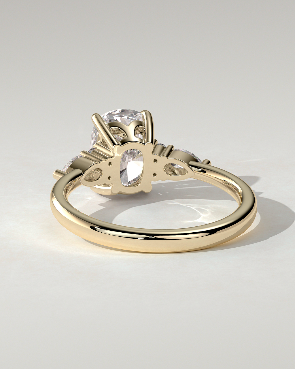 Sadie Trilogy Cushion Ring
