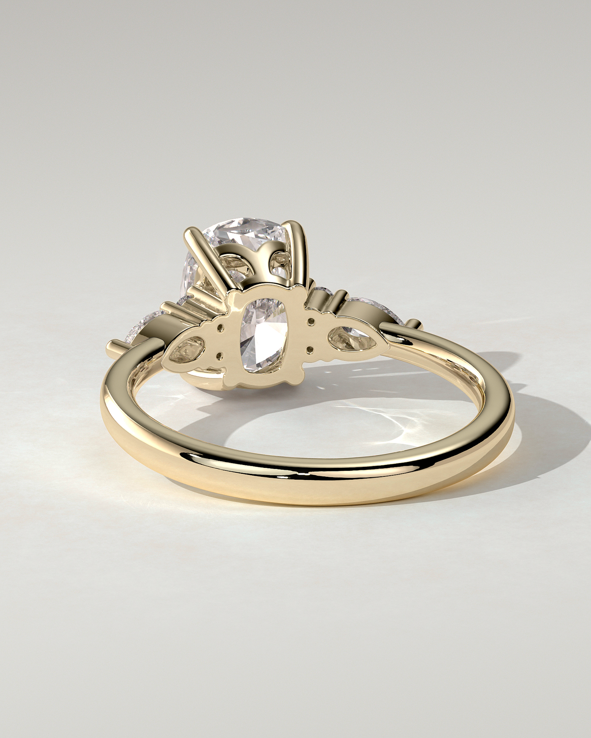 Sadie Trilogy Cushion Ring