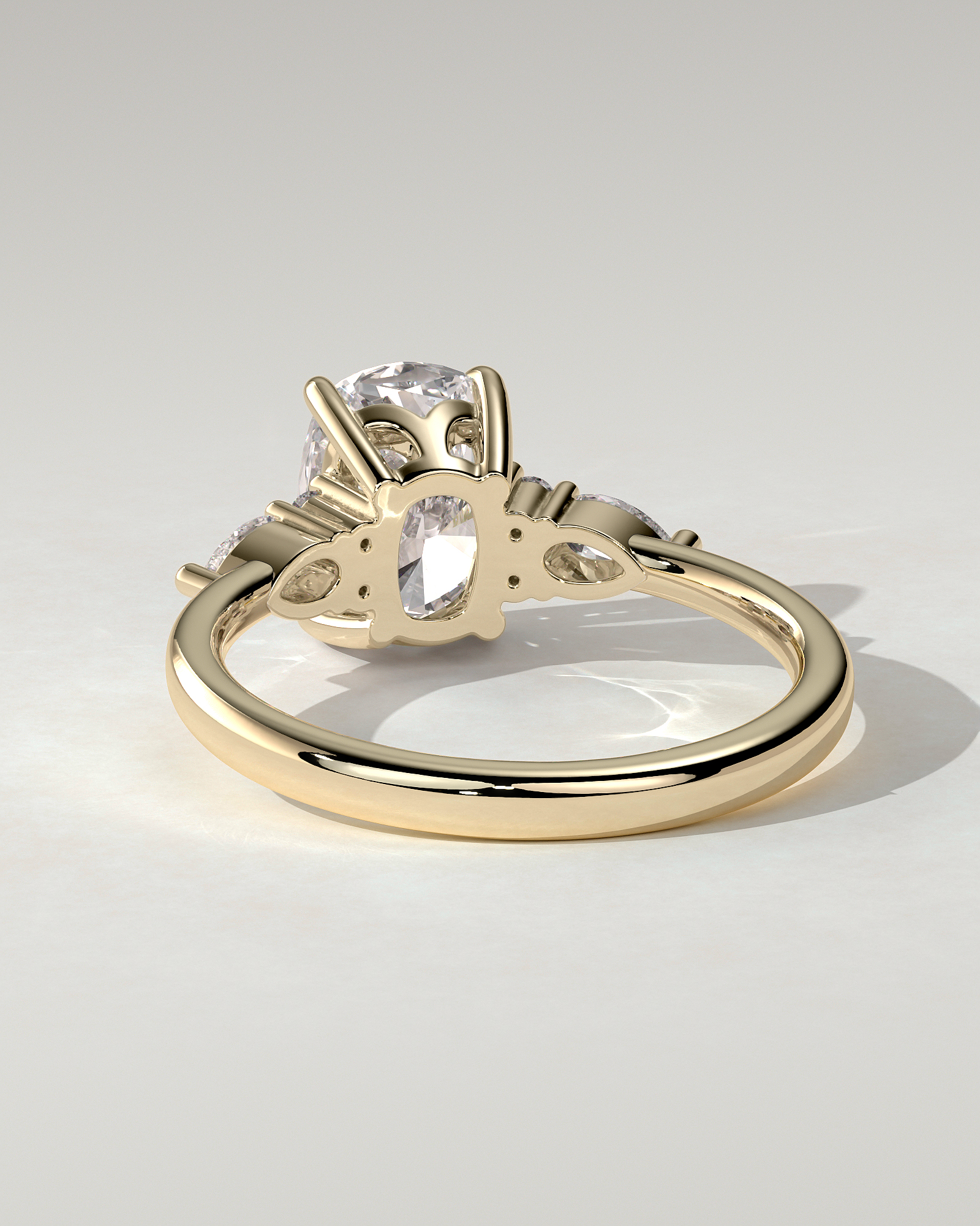 Sadie Trilogy Cushion Ring