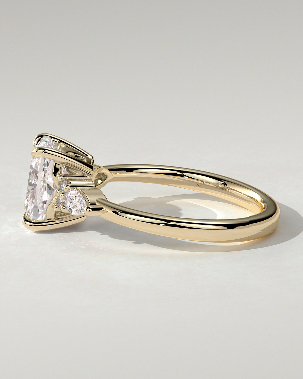 Sadie Trilogy Cushion Ring