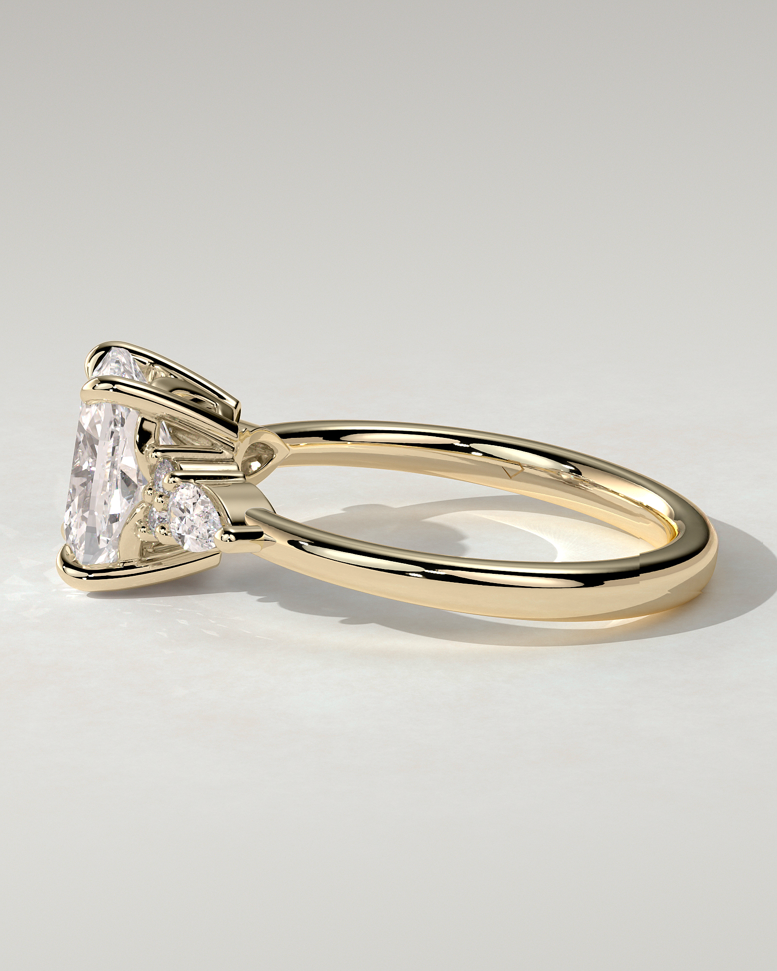 Sadie Trilogy Cushion Ring