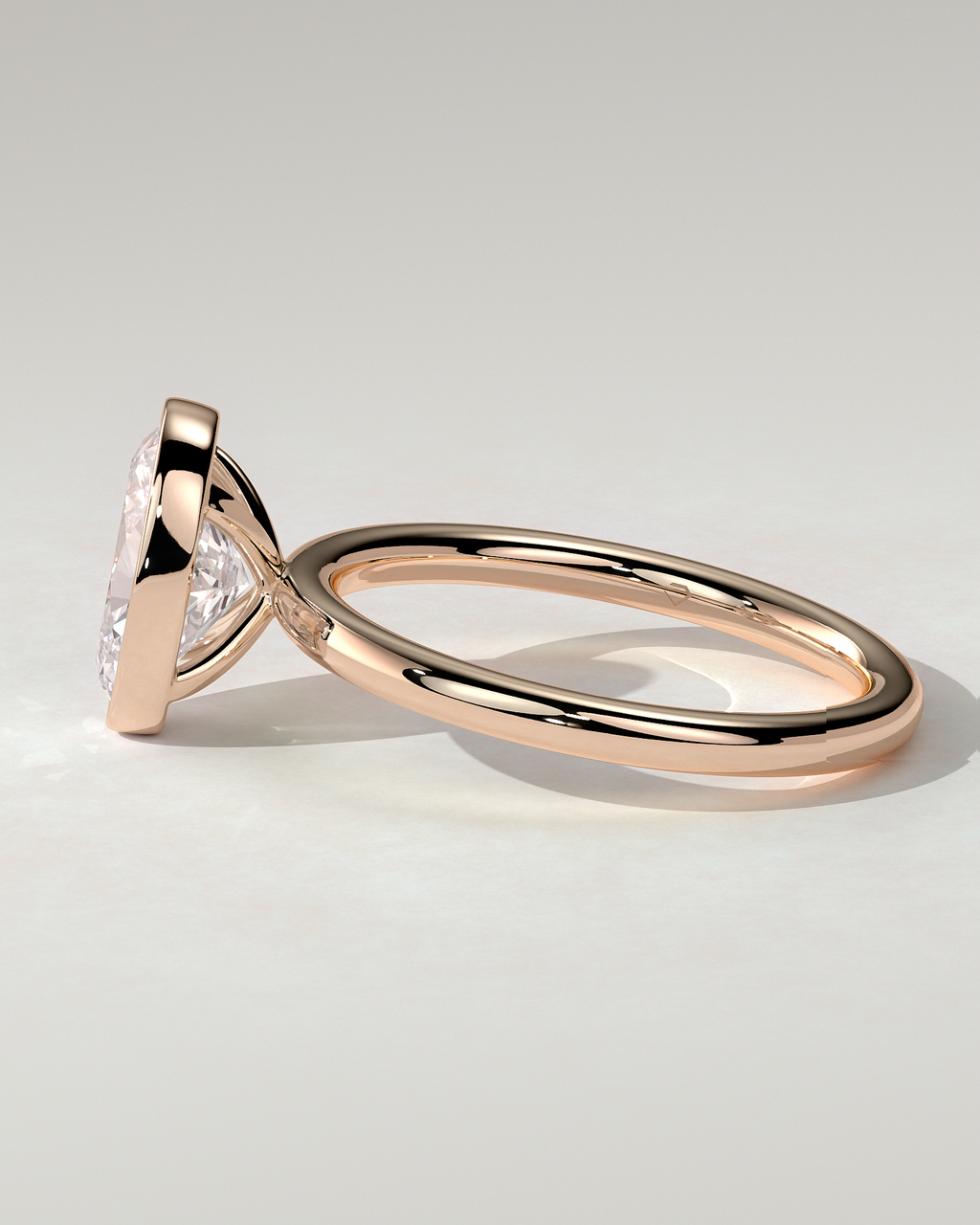 Sage Bezel Round Ring