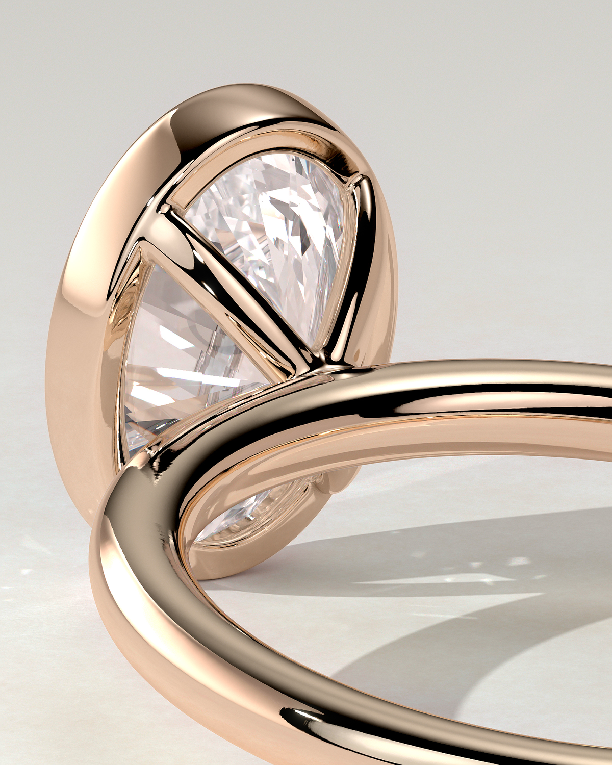 Sage Bezel Round Ring