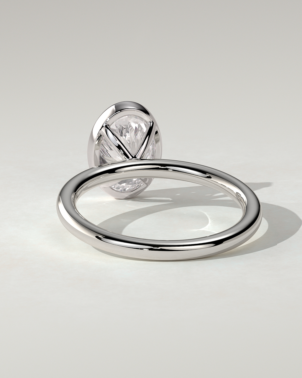 Sage Bezel Round Ring