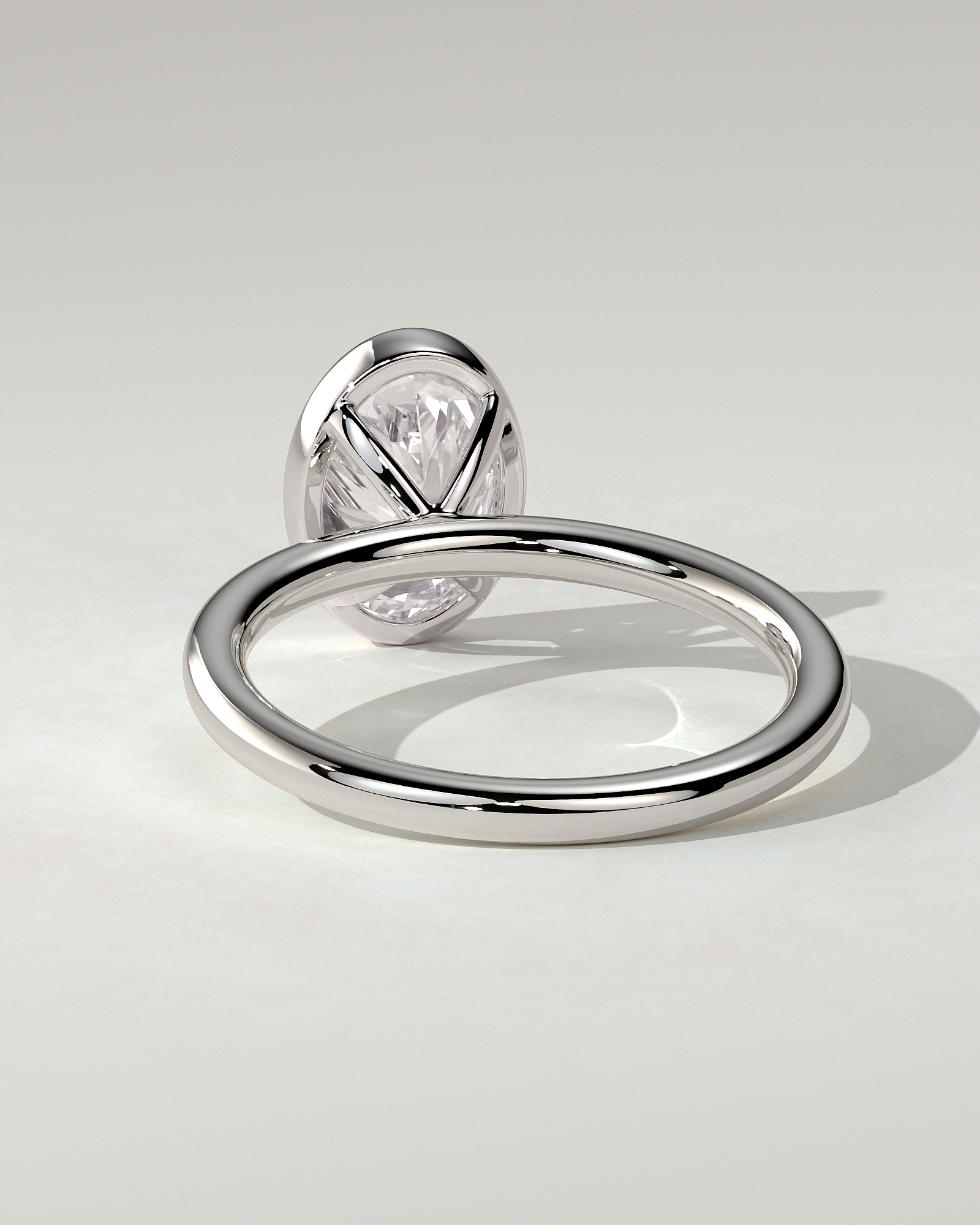 Sage Bezel Round Ring