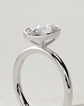 Sage Bezel Round Ring