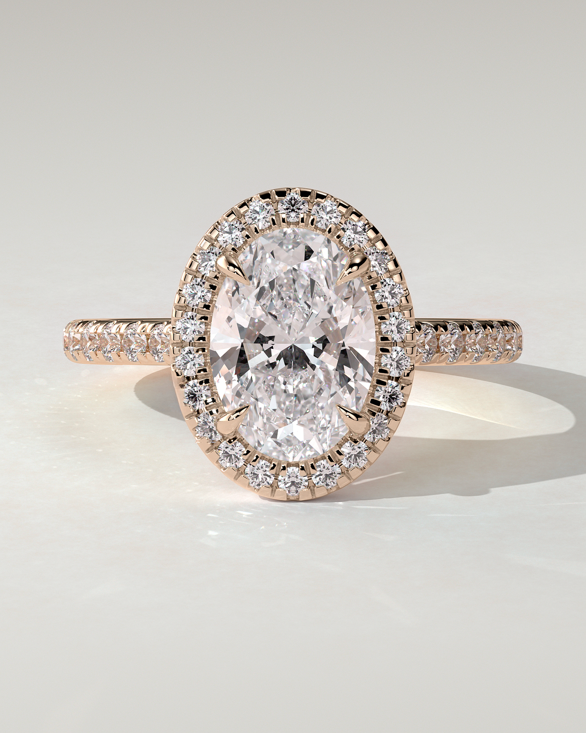 Sally Halo Oval Ring