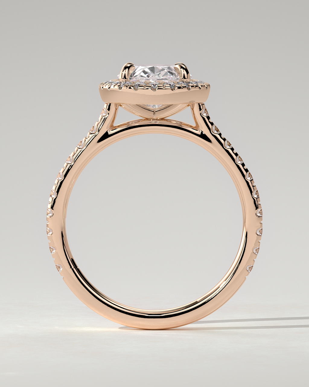 Sally Halo Oval Ring