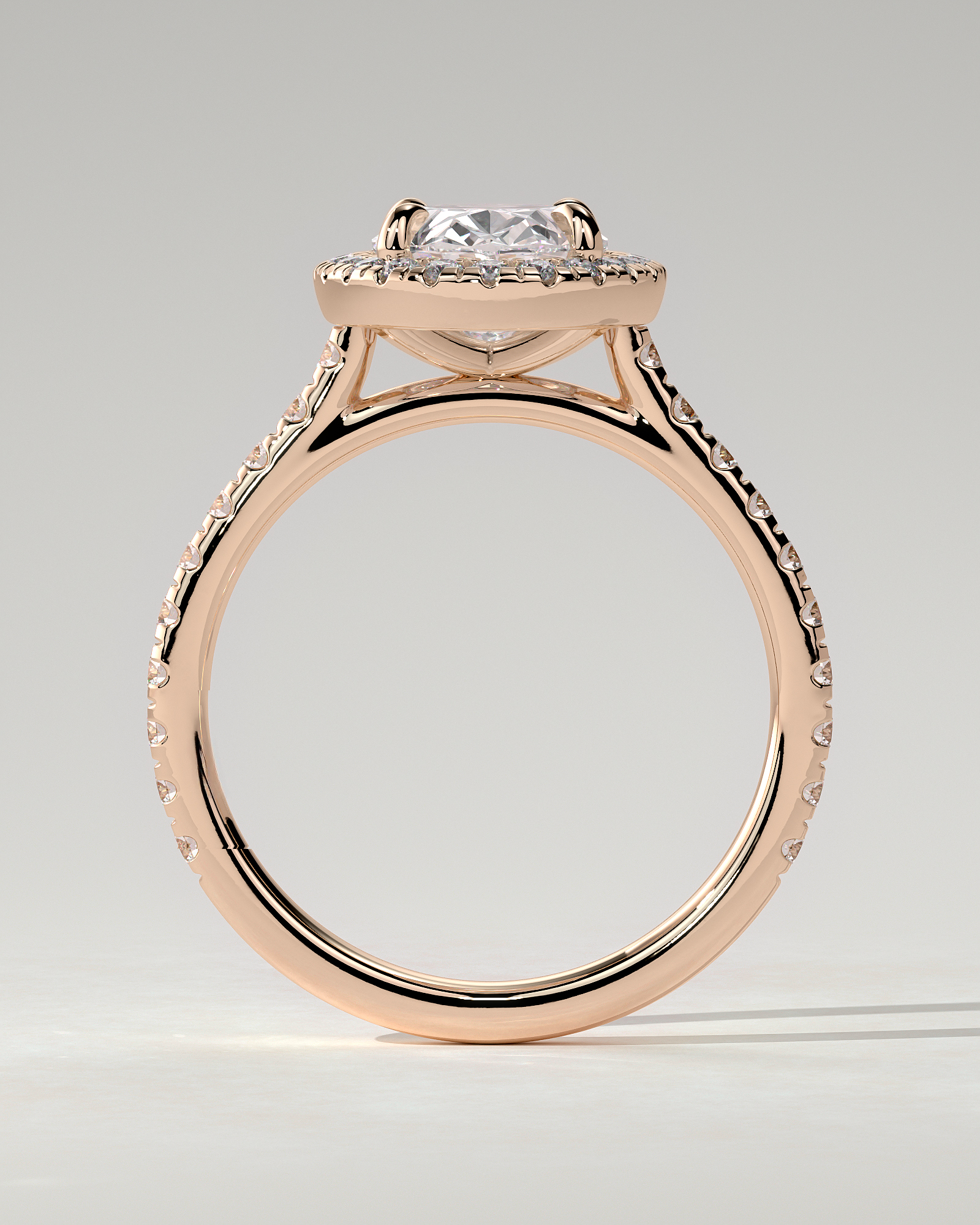 Sally Halo Oval Ring