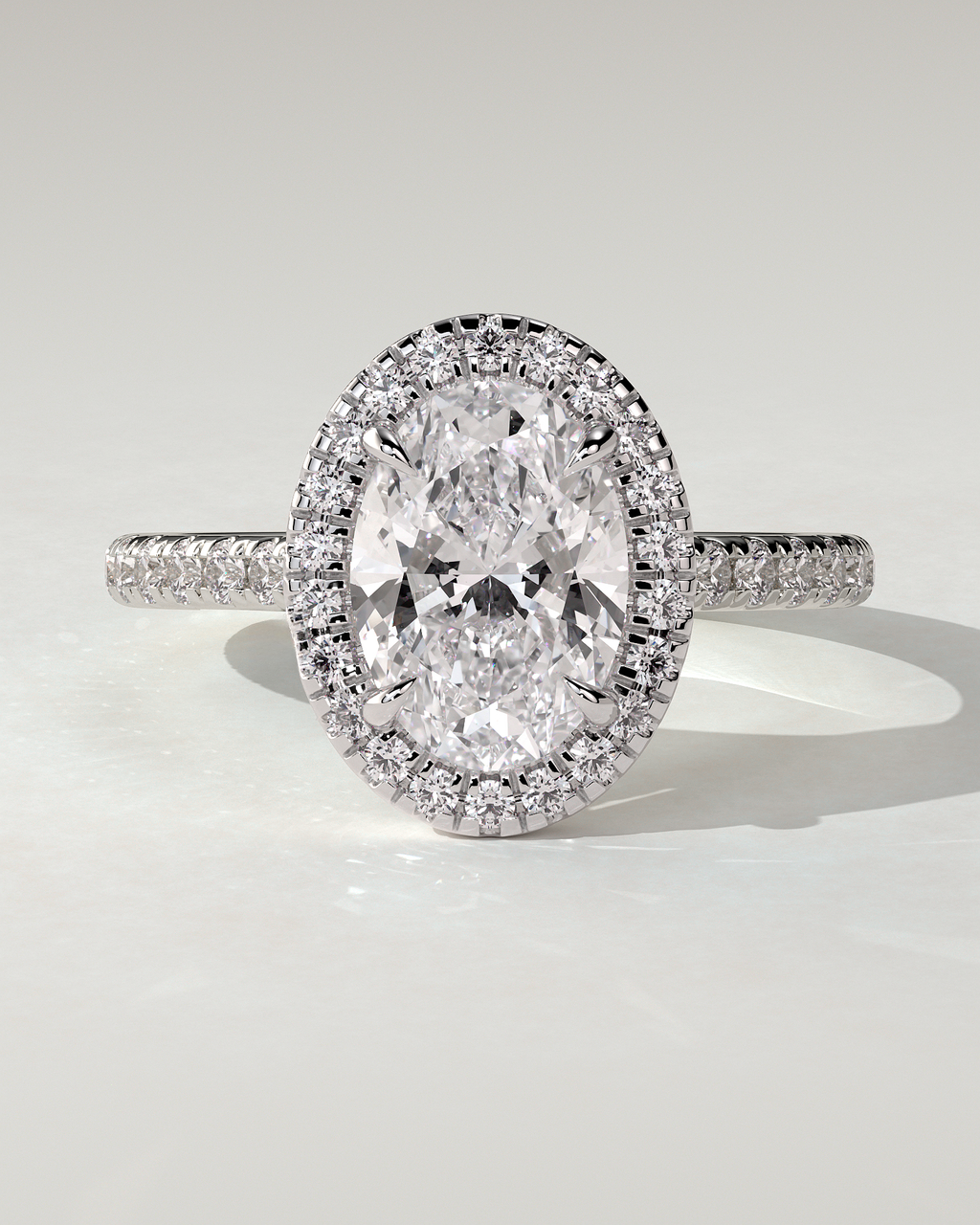 Sally Halo Oval Ring