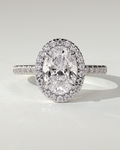 Sally Halo Oval Ring