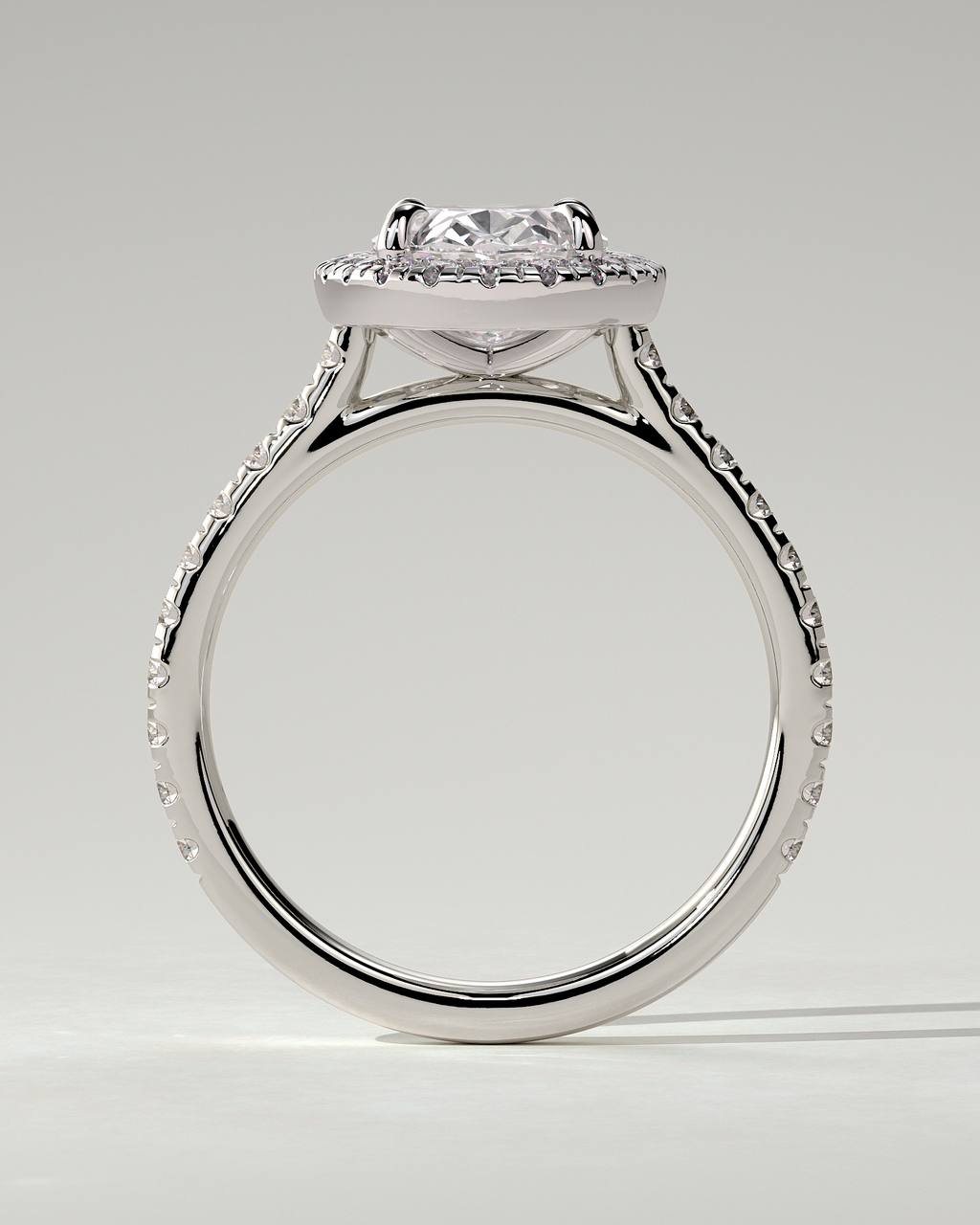 Sally Halo Oval Ring