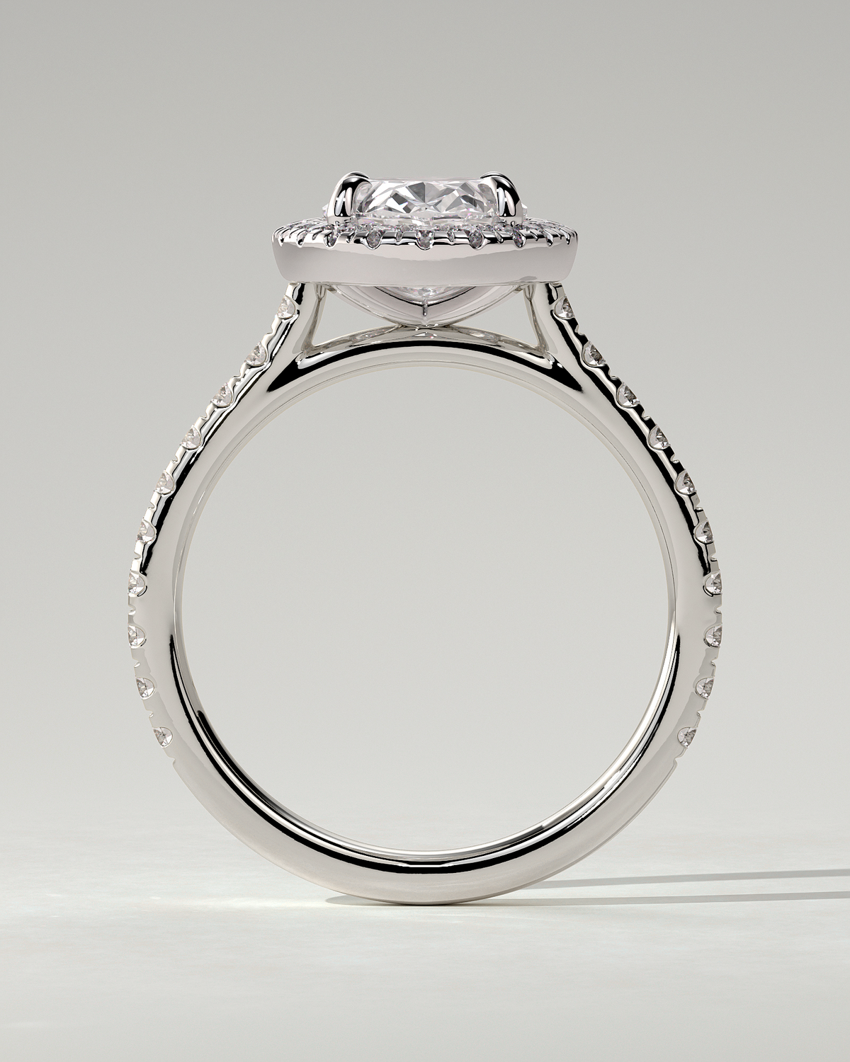 Sally Halo Oval Ring