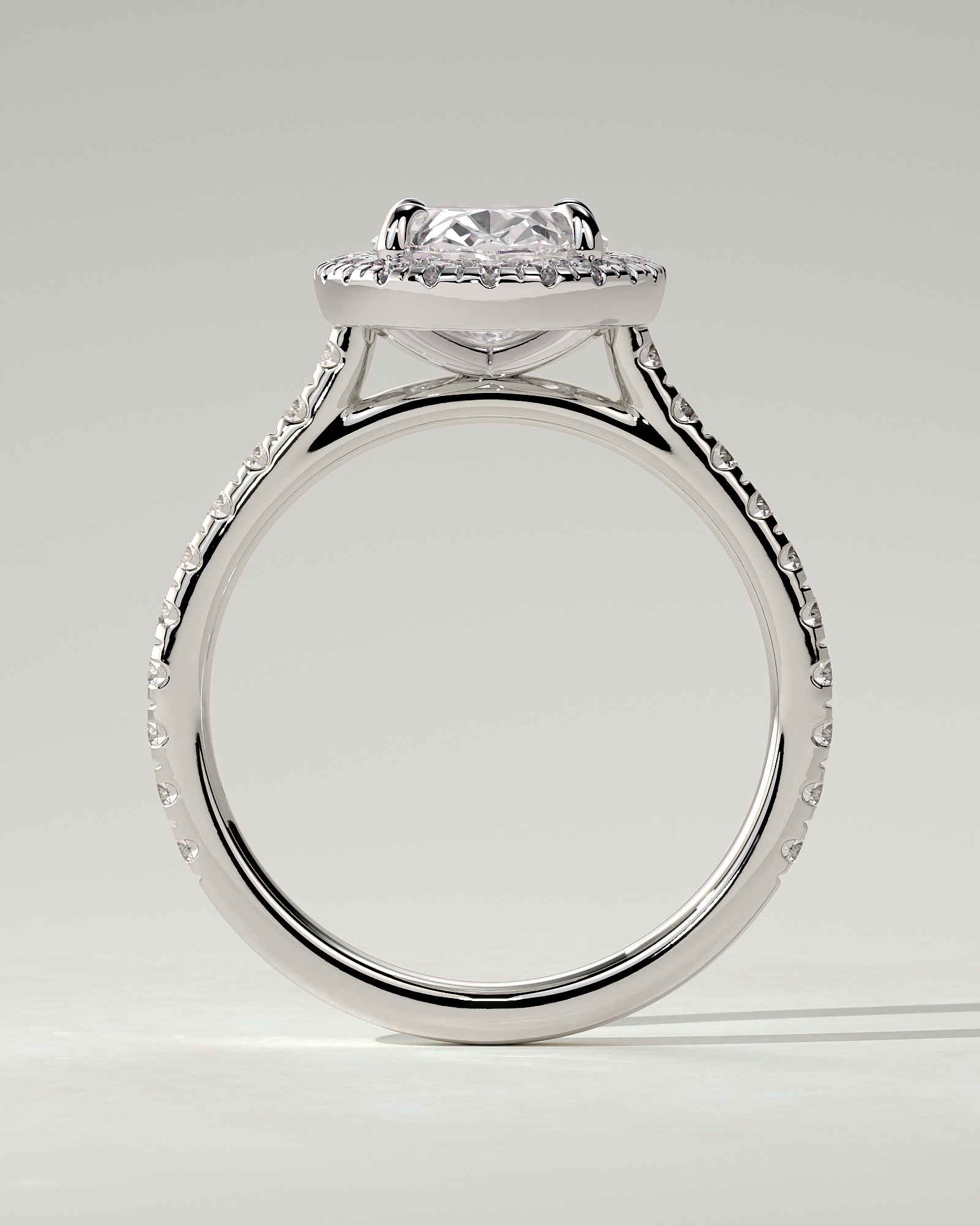 Sally Halo Oval Ring