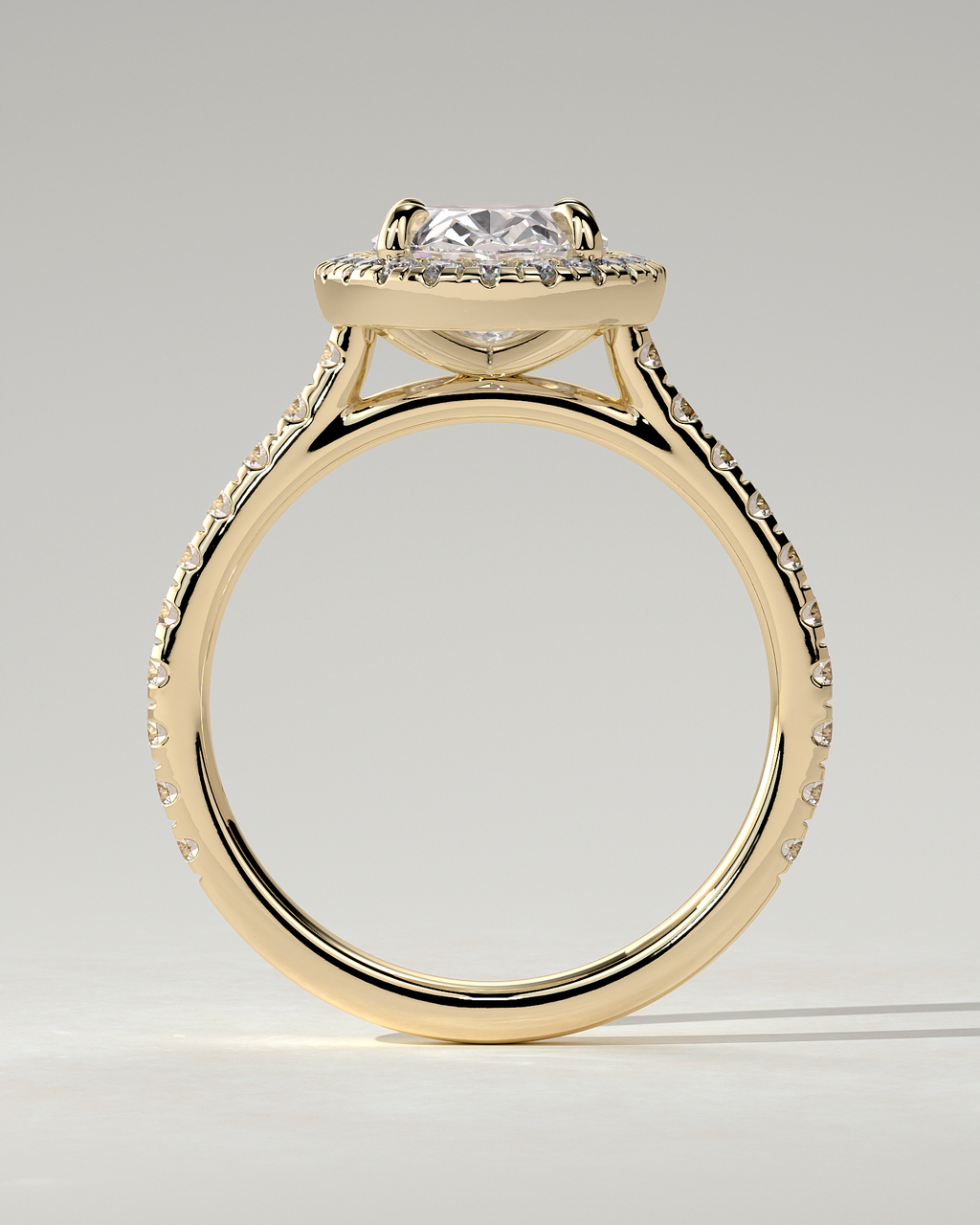 Sally Halo Oval Ring