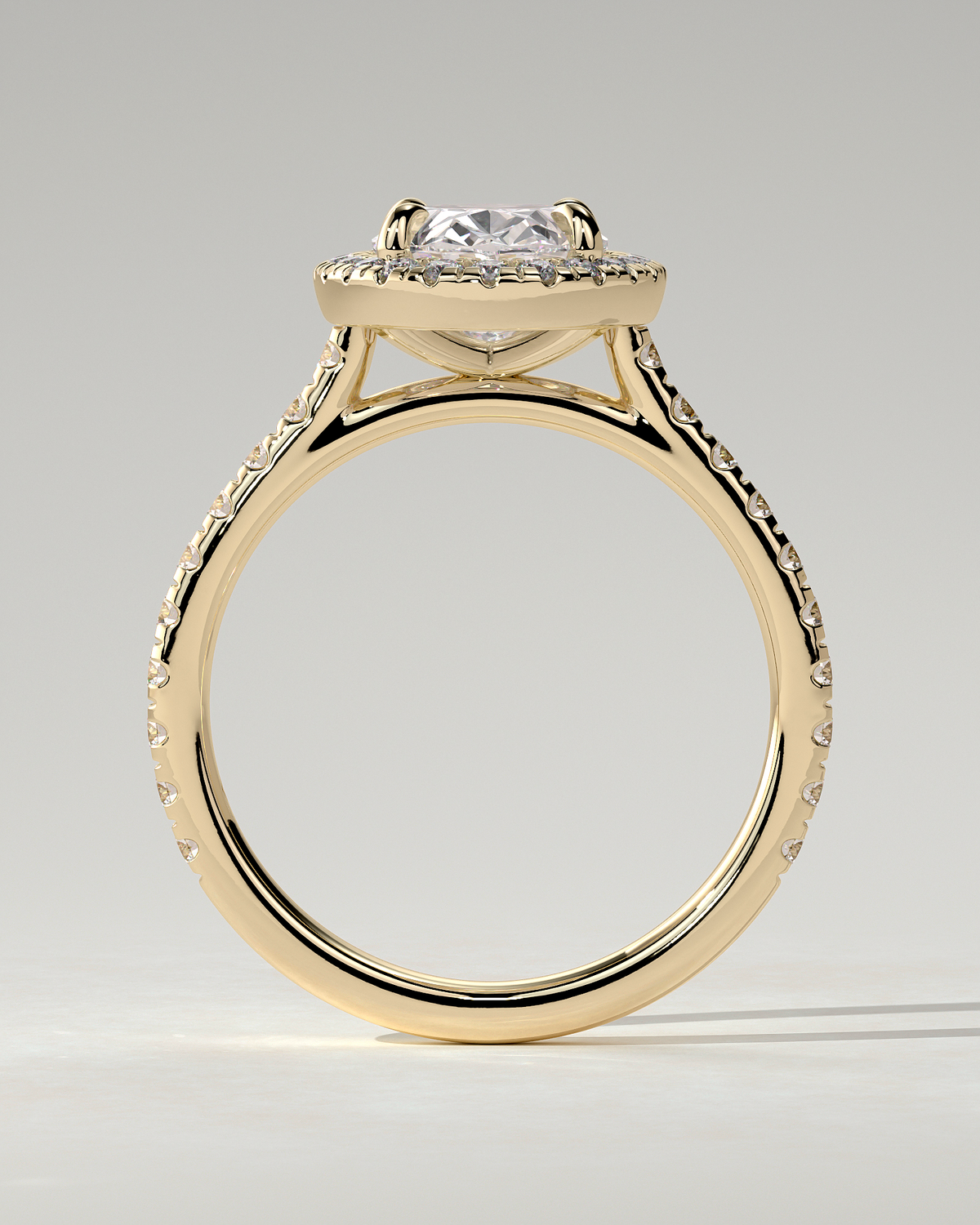 Sally Halo Oval Ring