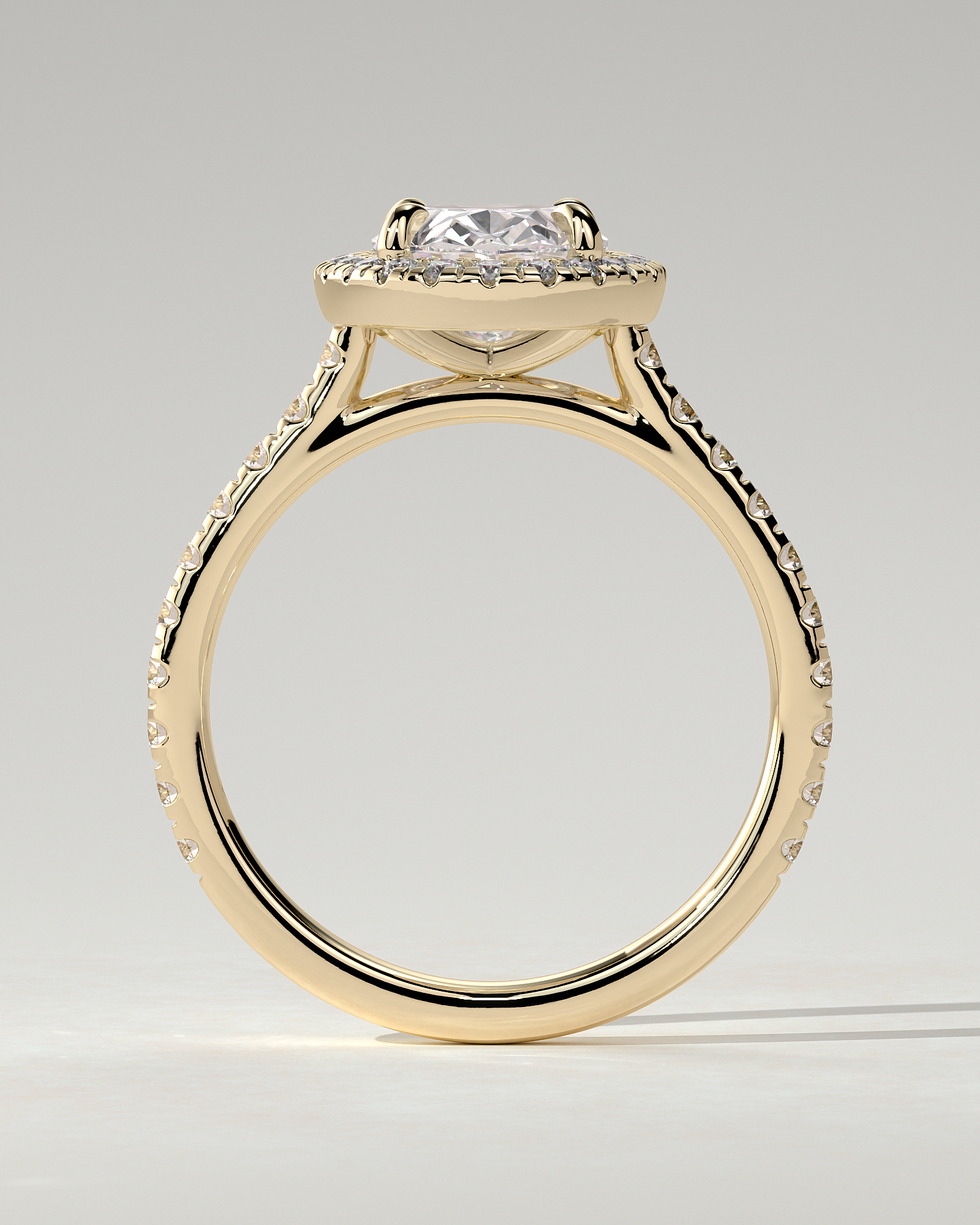 Sally Halo Oval Ring