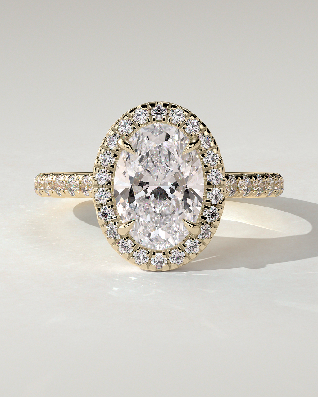 Sally Halo Oval Ring