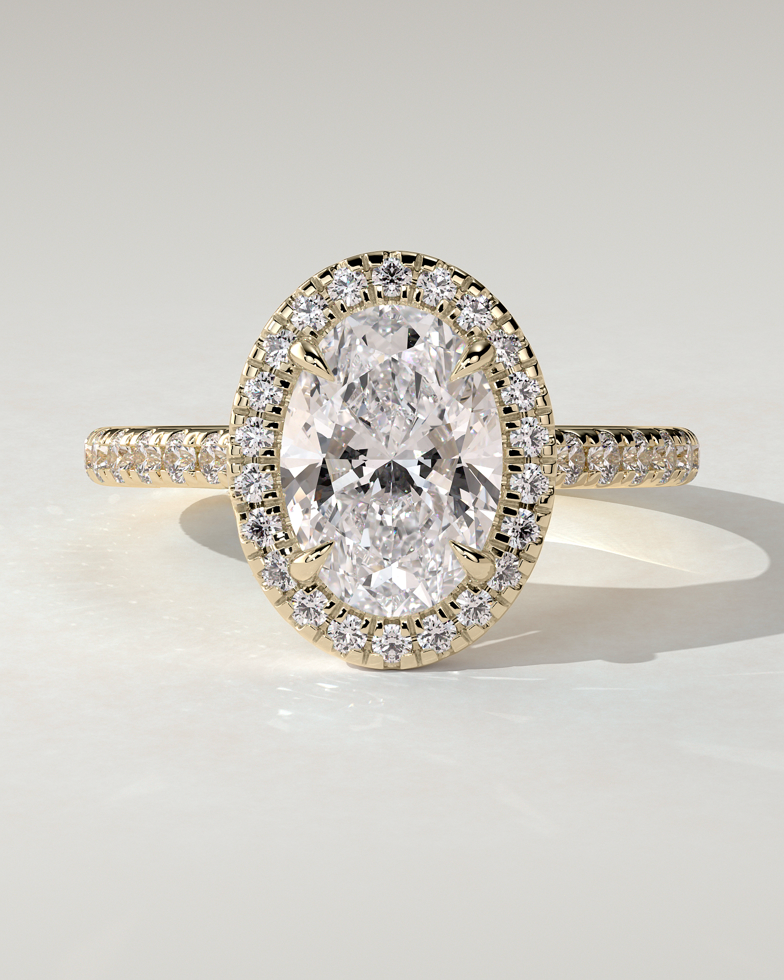 Sally Halo Oval Ring