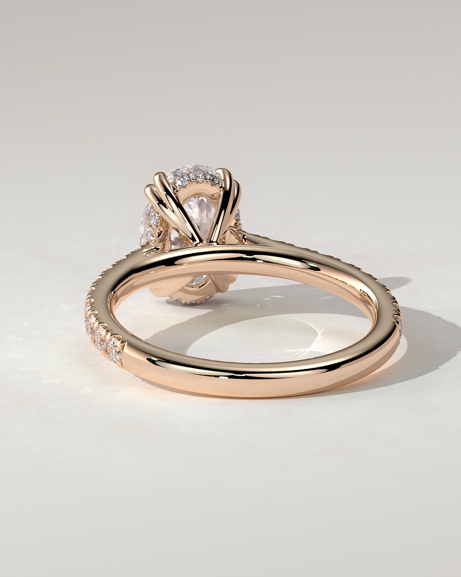 Sasha Solitaire Oval Ring