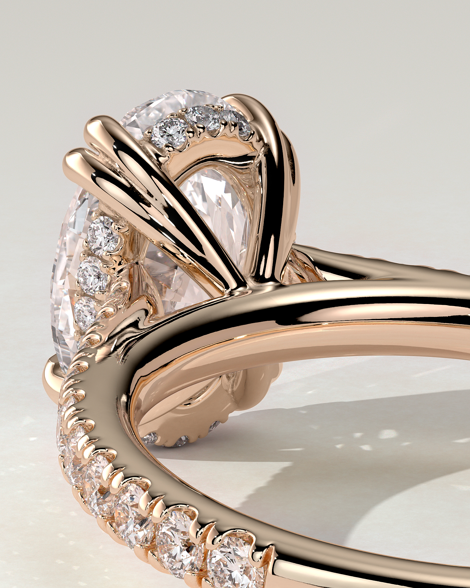 Sasha Solitaire Oval Ring