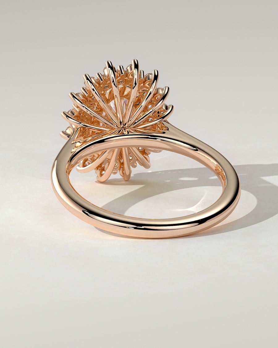 Savannah Halo Oval Ring