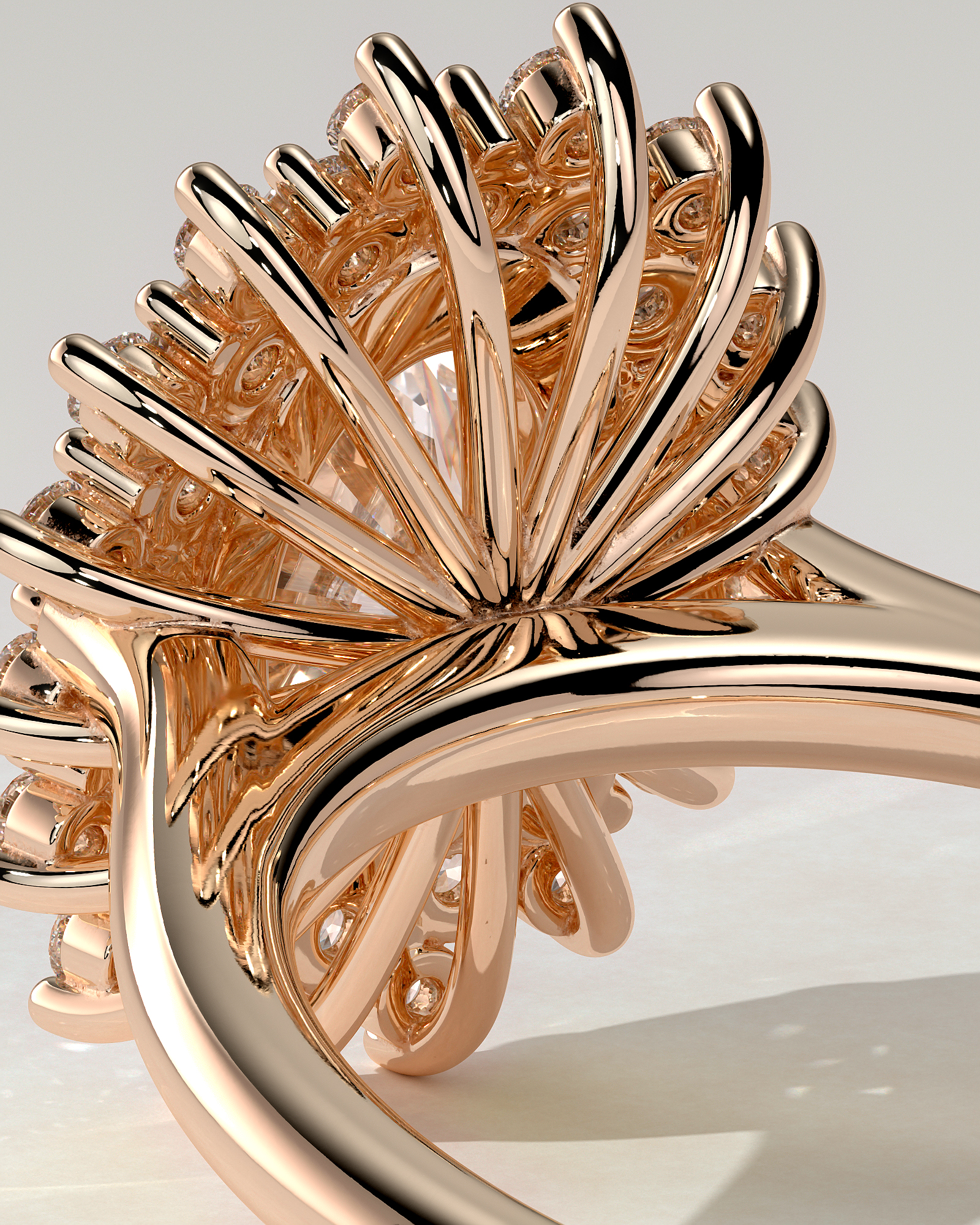 Savannah Halo Oval Ring