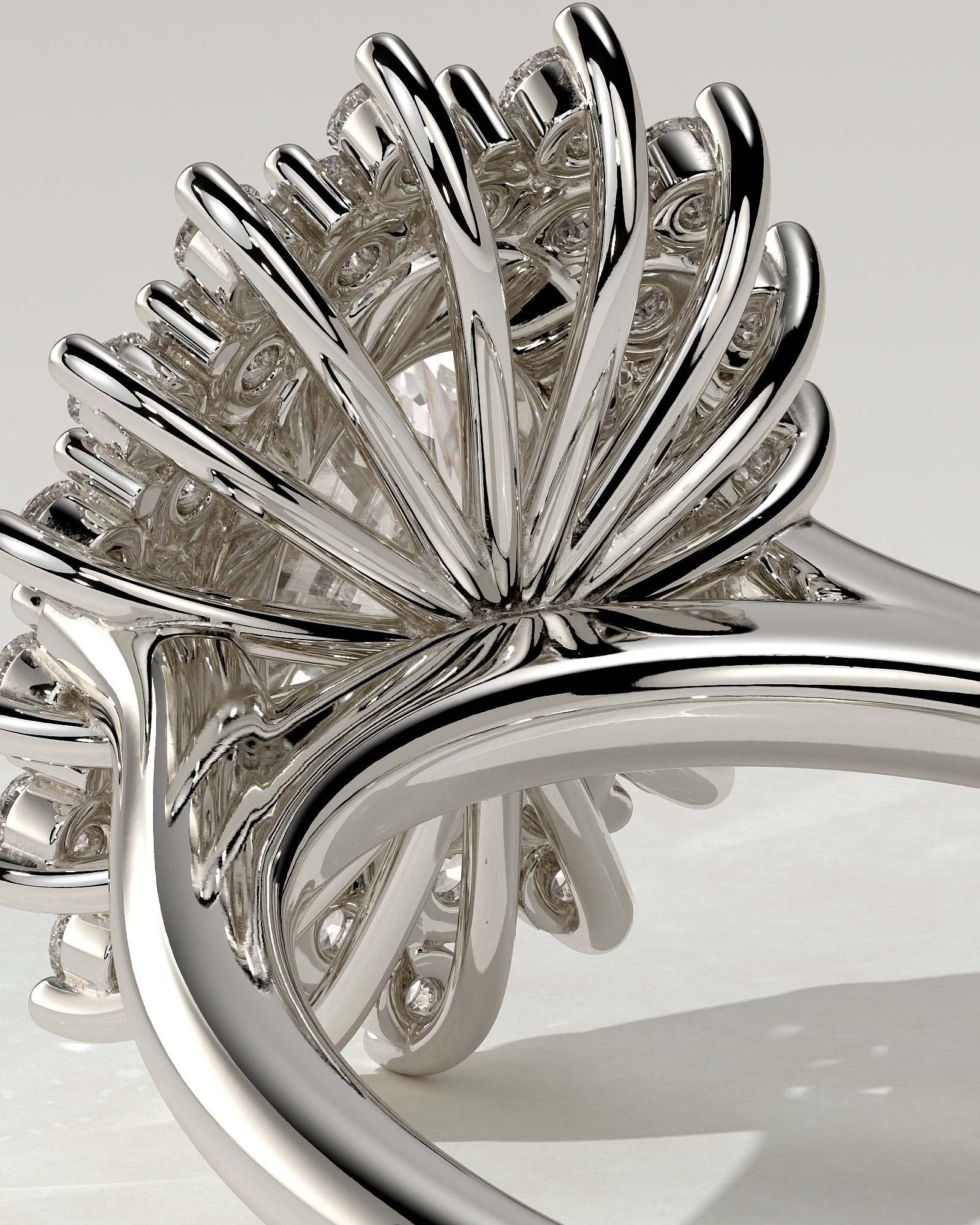 Savannah Halo Oval Ring