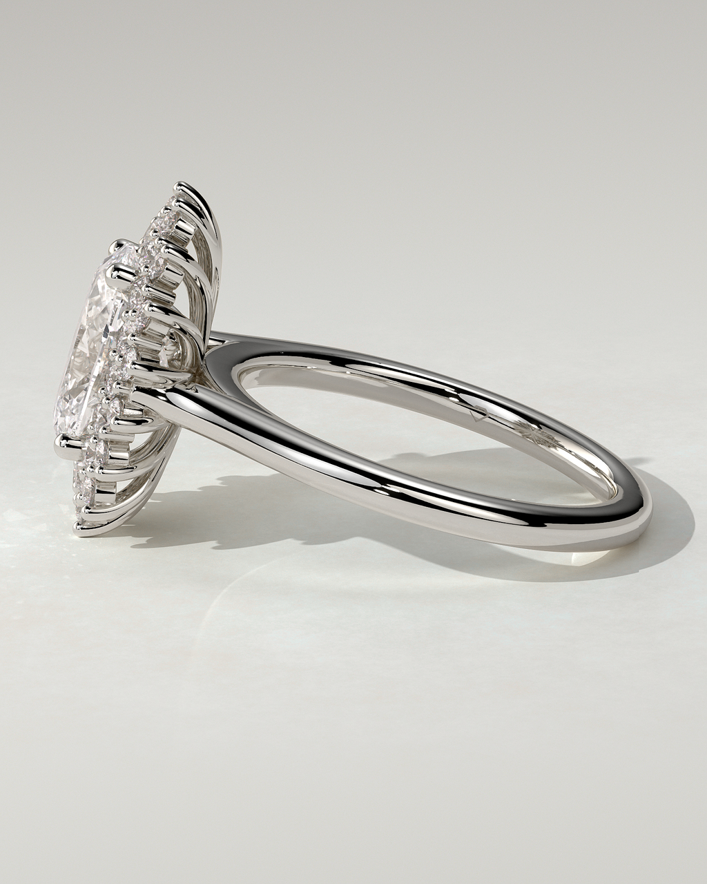 Savannah Halo Oval Ring