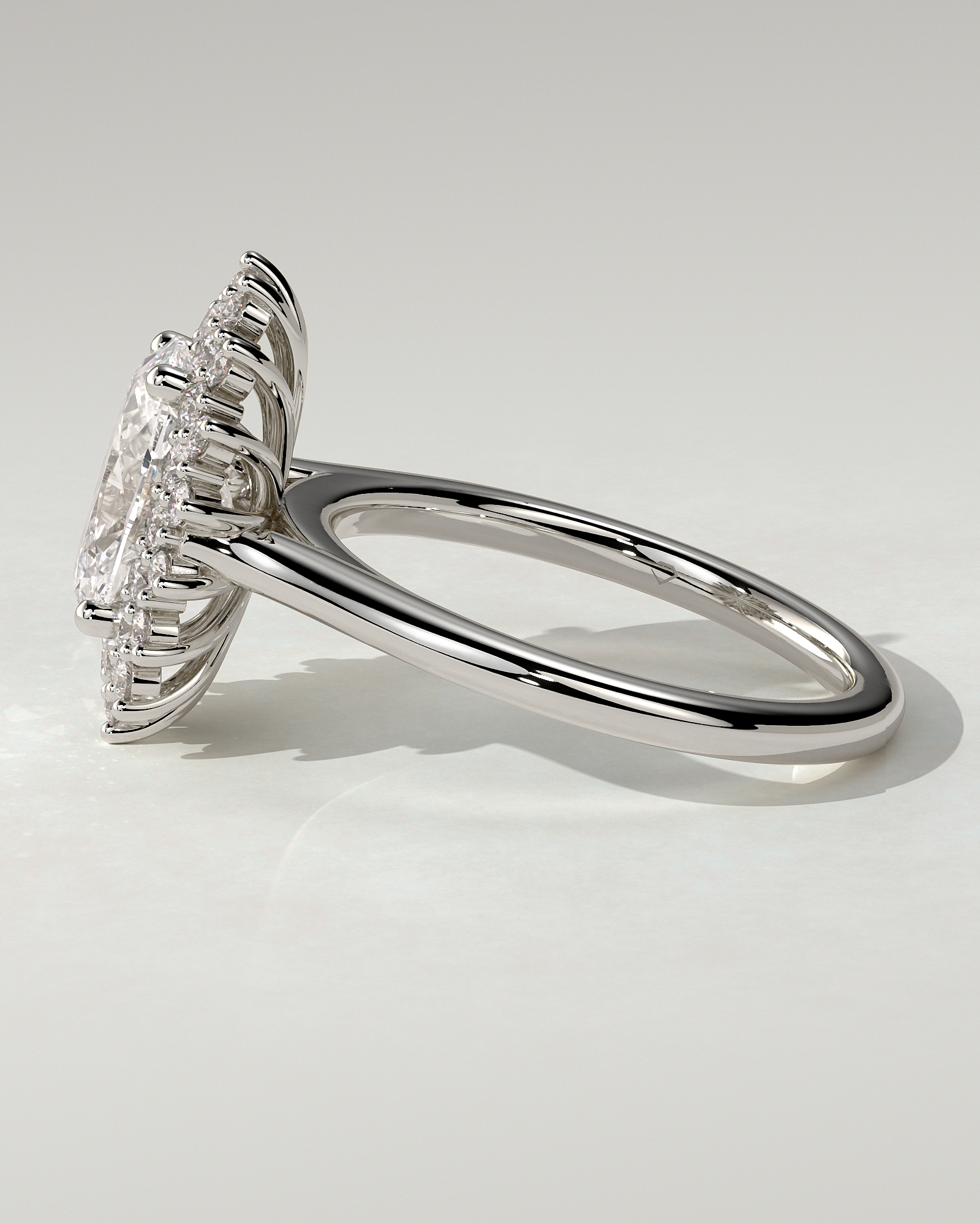 Savannah Halo Oval Ring