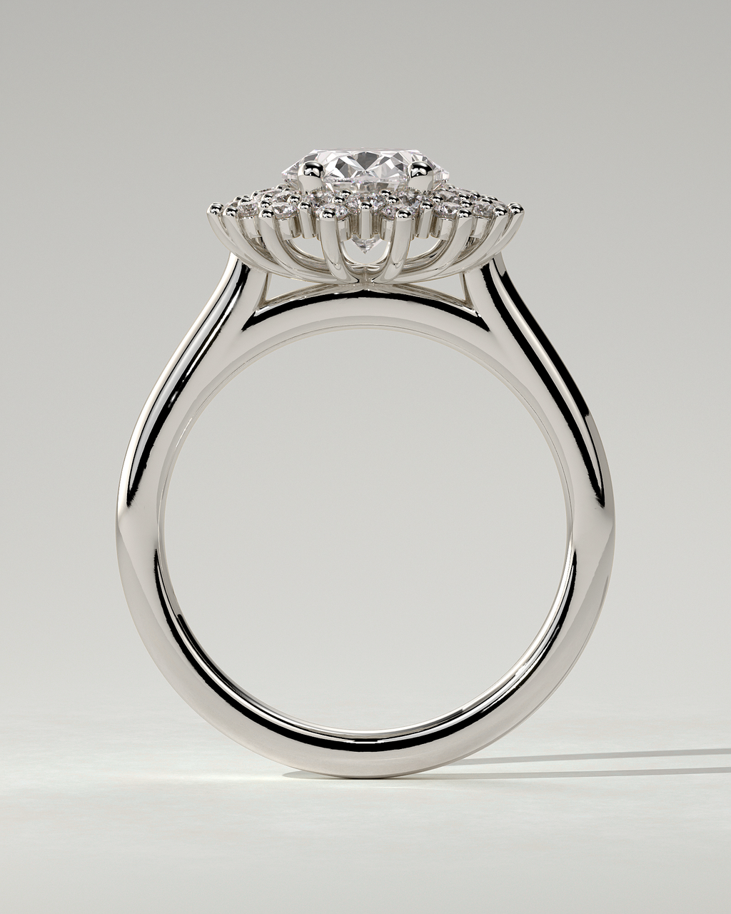 Savannah Halo Oval Ring