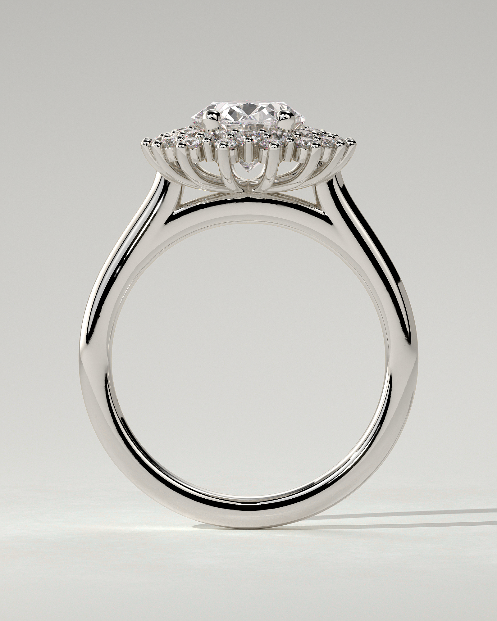Savannah Halo Oval Ring