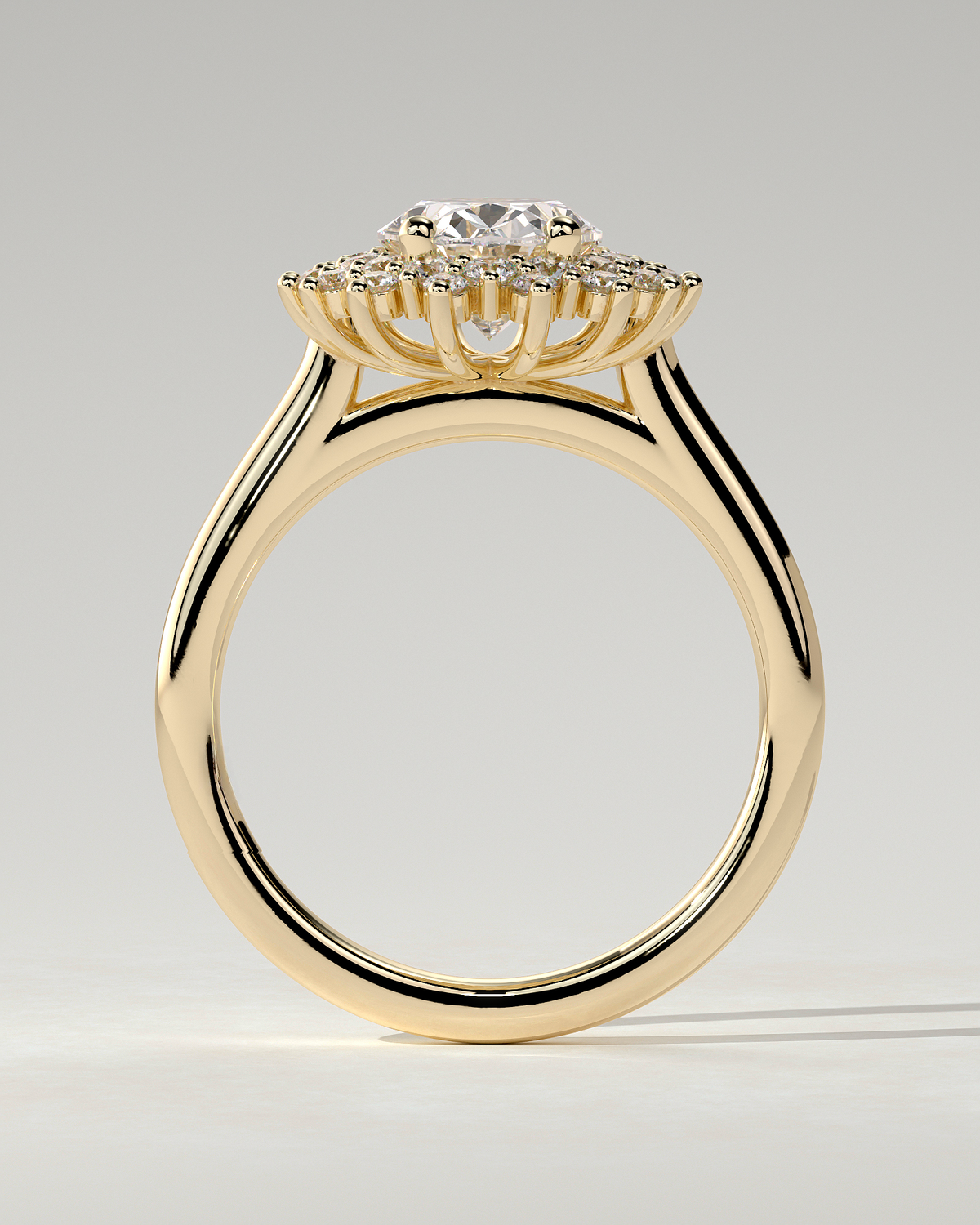 Savannah Halo Oval Ring