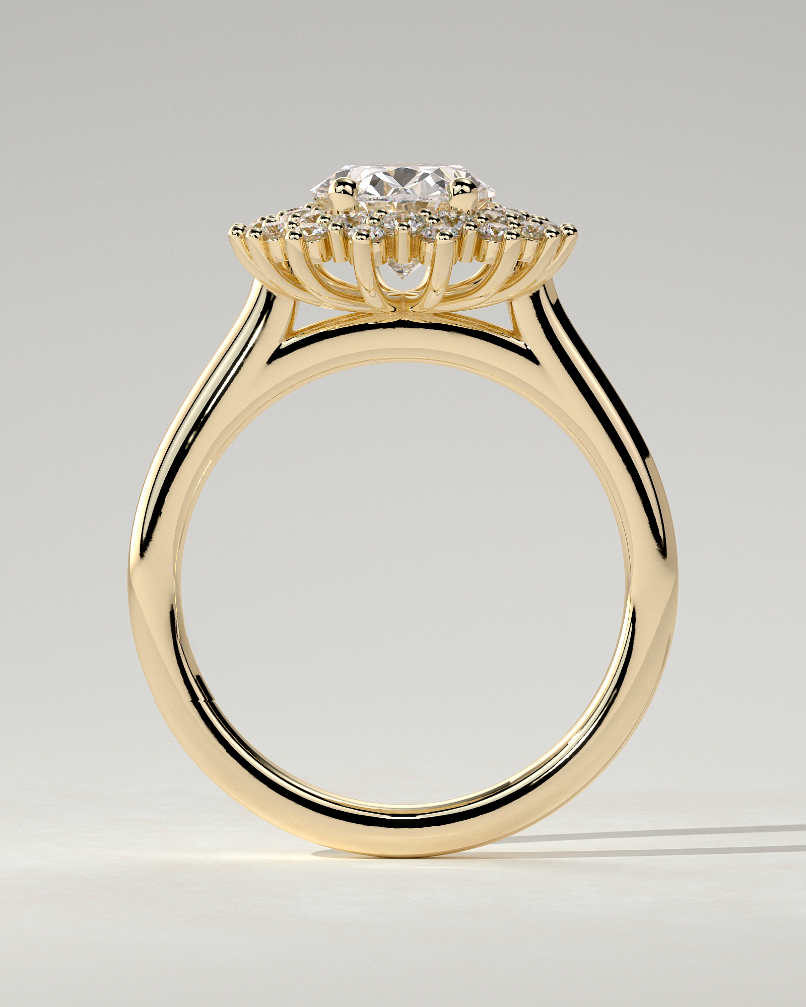Savannah Halo Oval Ring