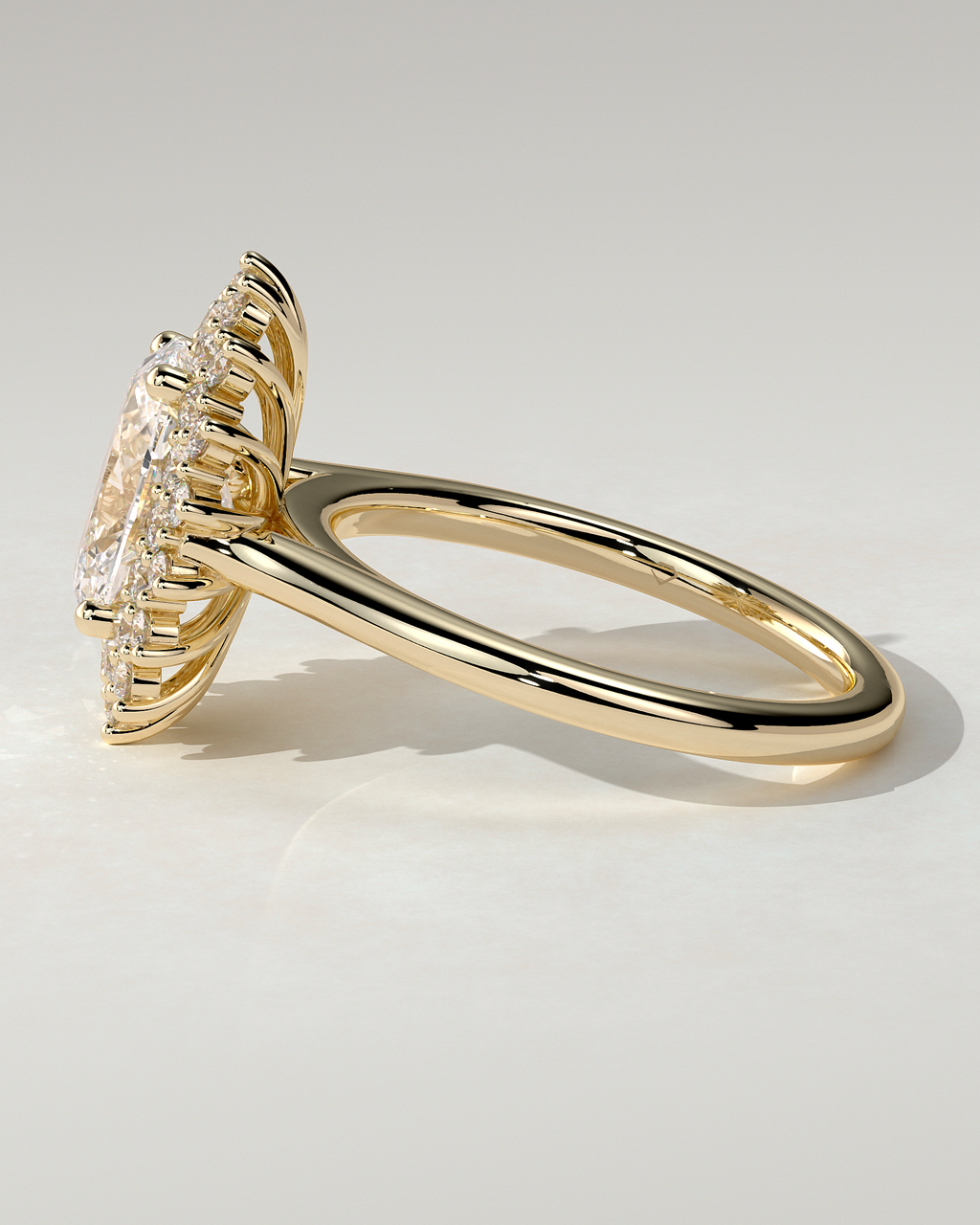 Savannah Halo Oval Ring