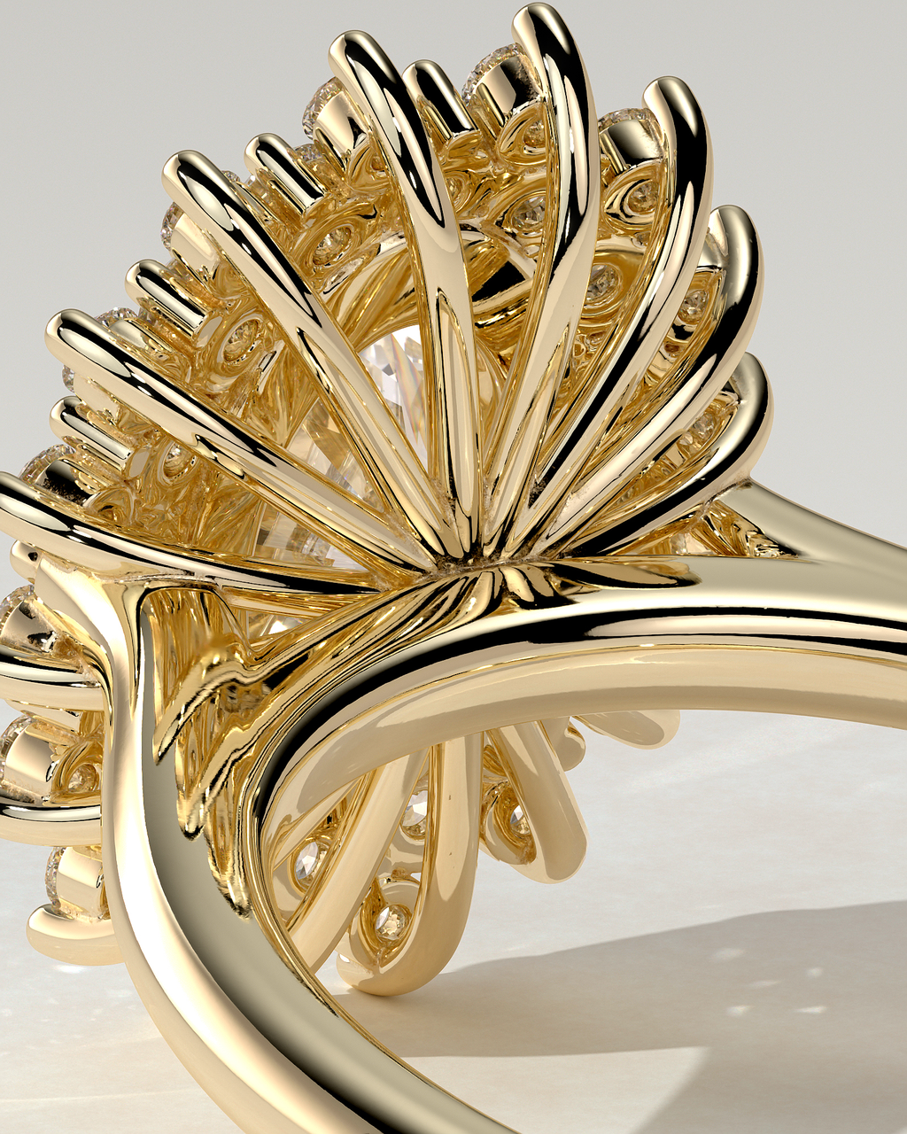 Savannah Halo Oval Ring