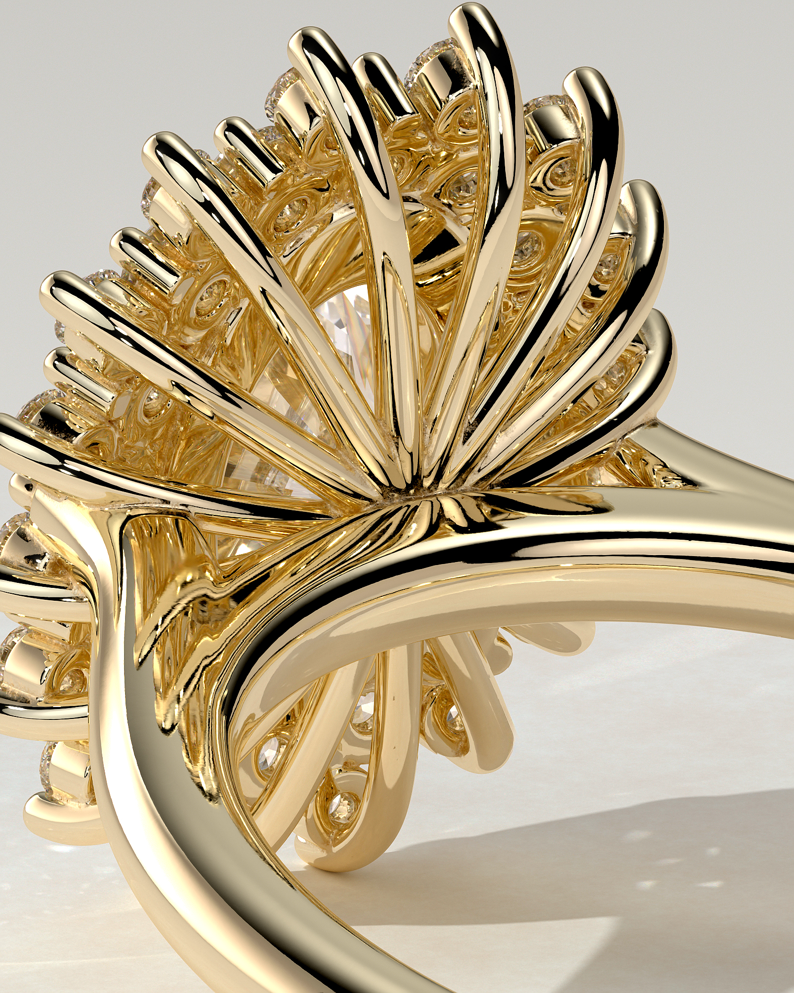 Savannah Halo Oval Ring