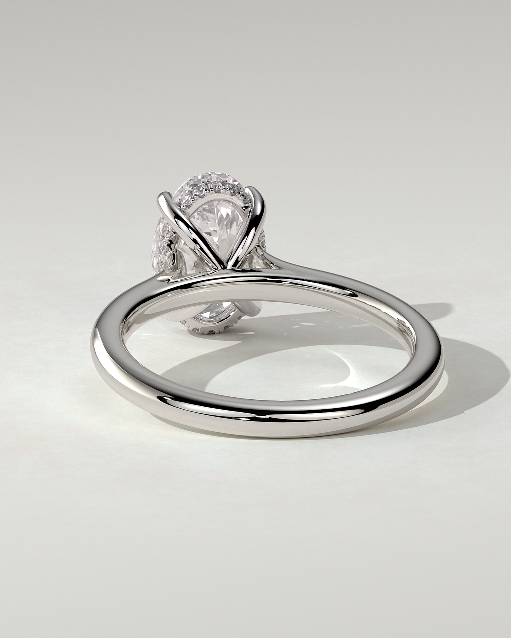Scarlett Solitaire Oval Ring