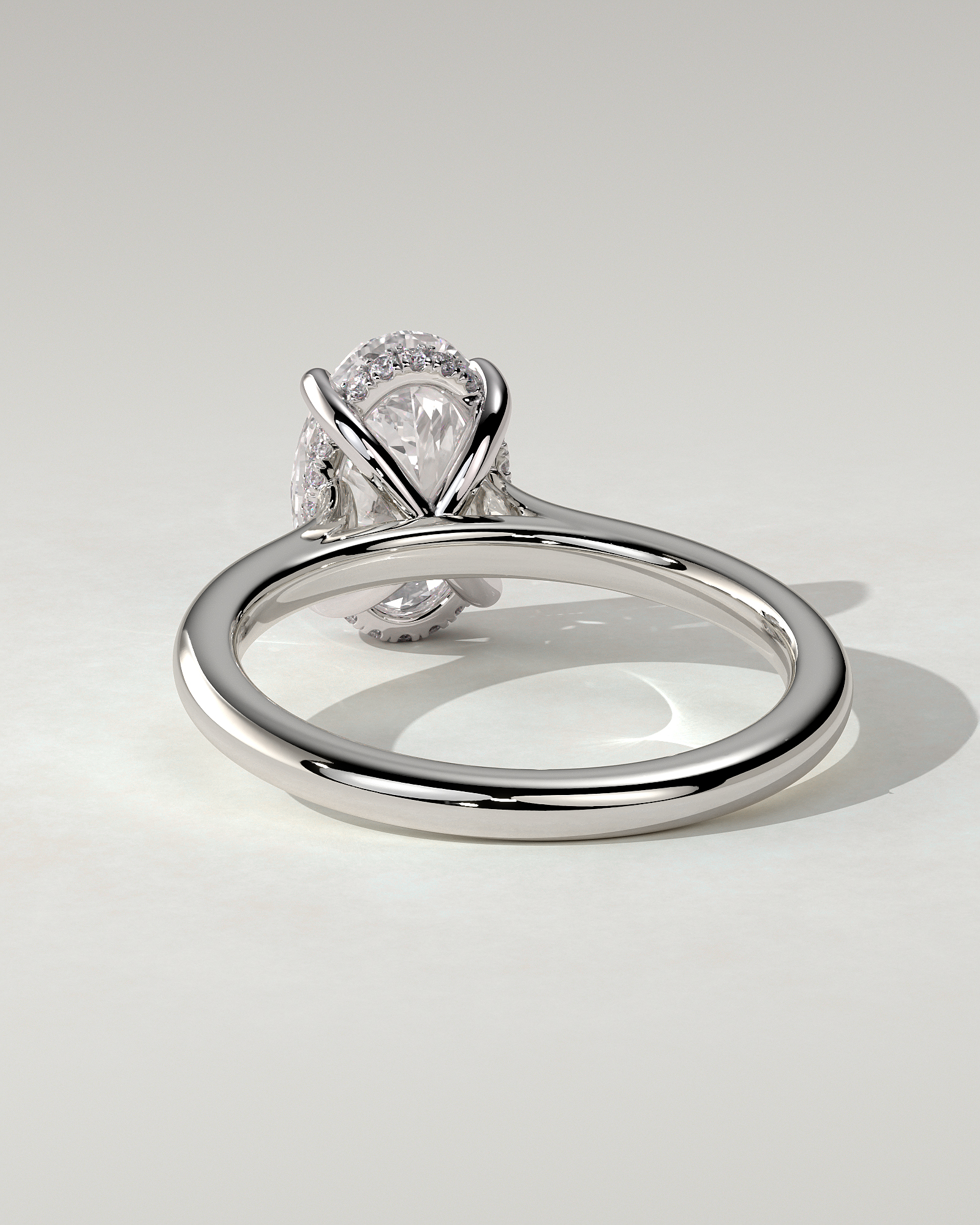 Scarlett Solitaire Oval Ring