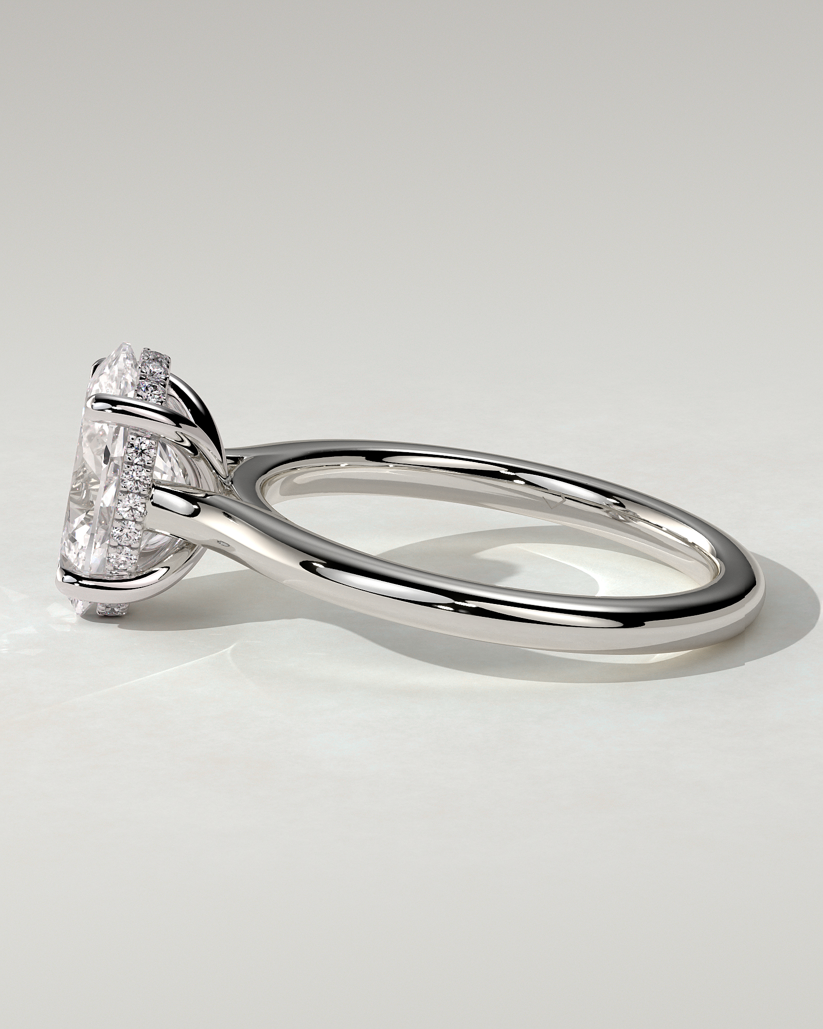 Scarlett Solitaire Oval Ring
