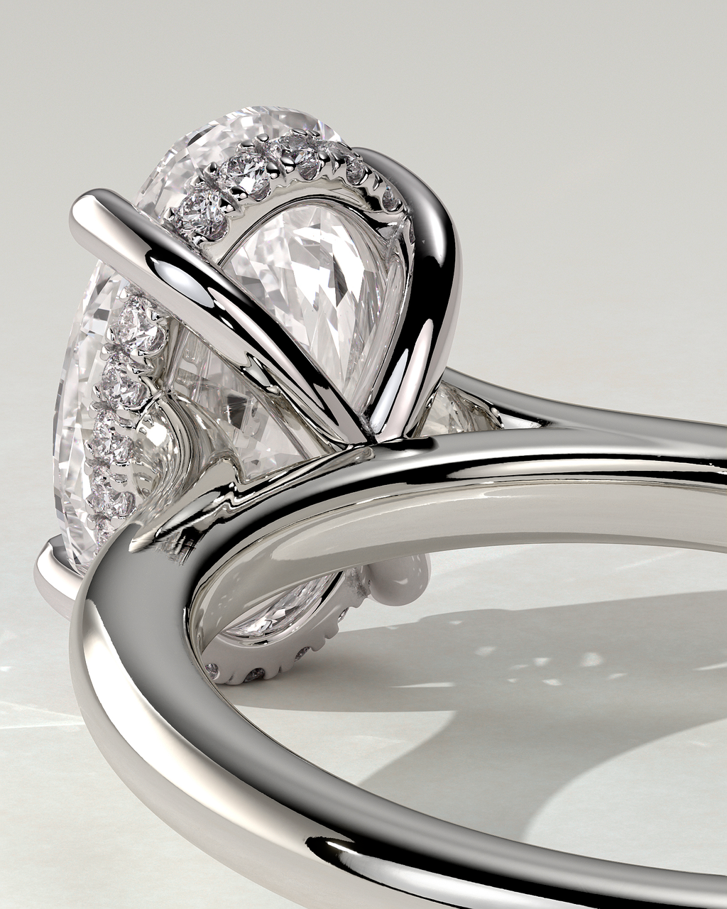 Scarlett Solitaire Oval Ring