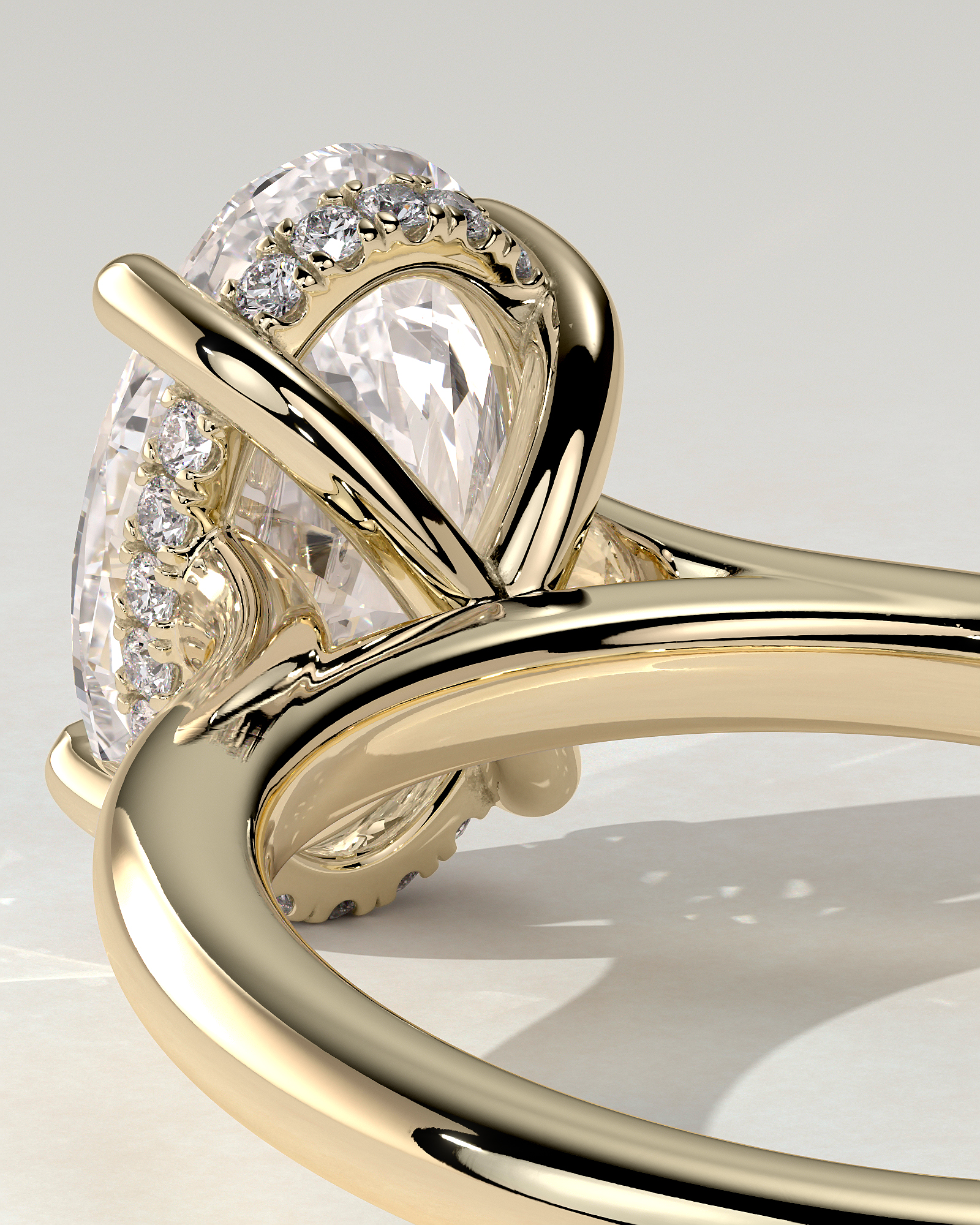 Scarlett Solitaire Oval Ring