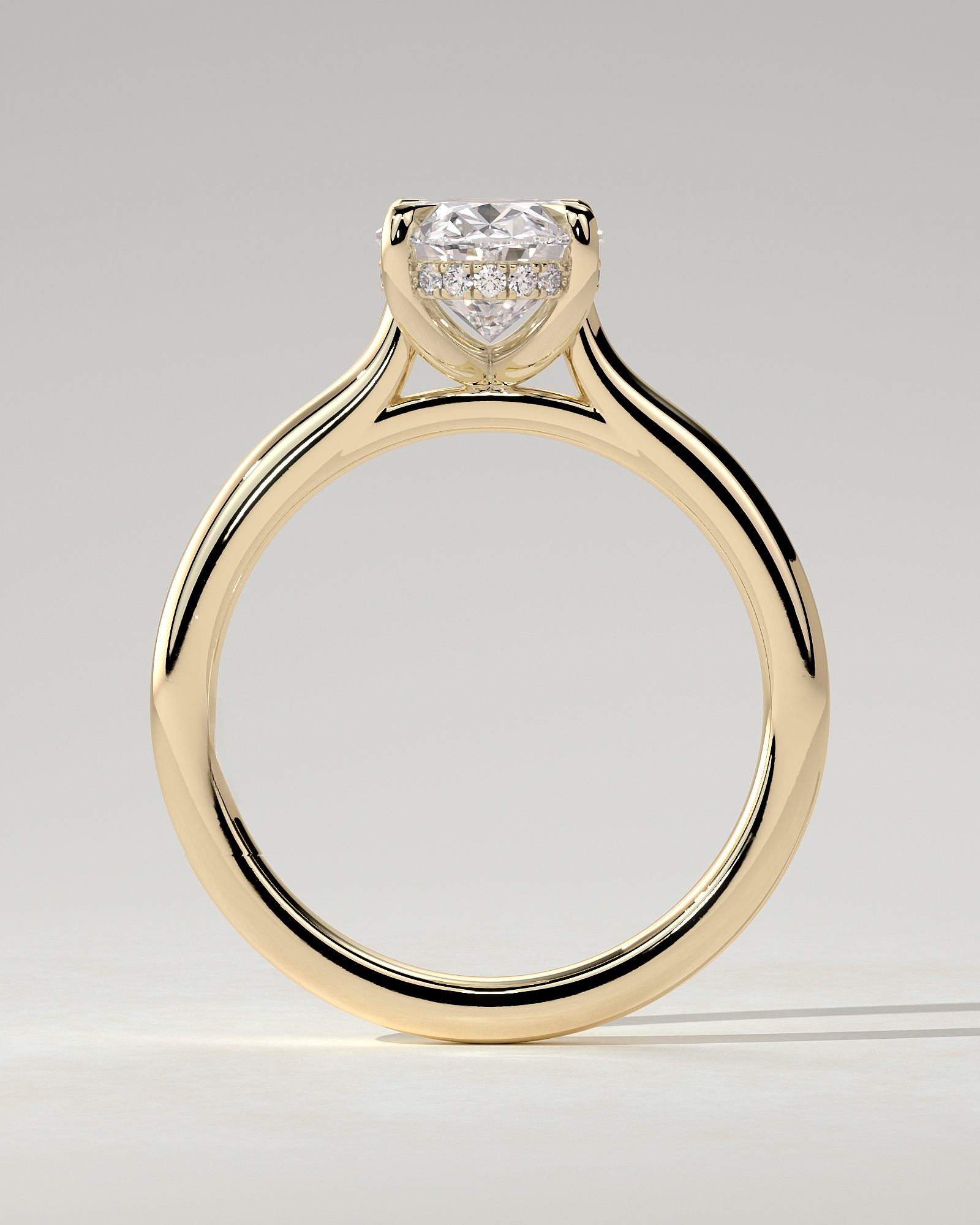 Scarlett Solitaire Oval Ring