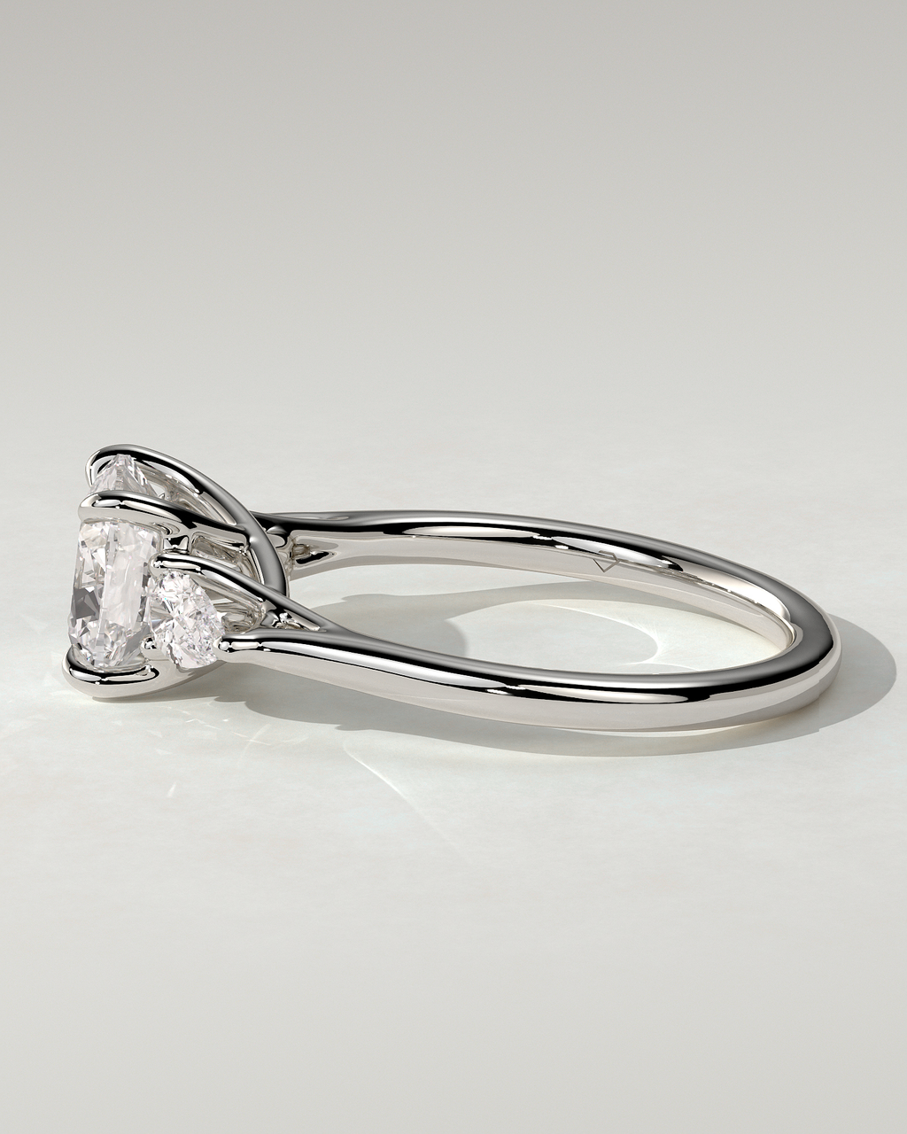 Selena Trilogy Cushion Ring